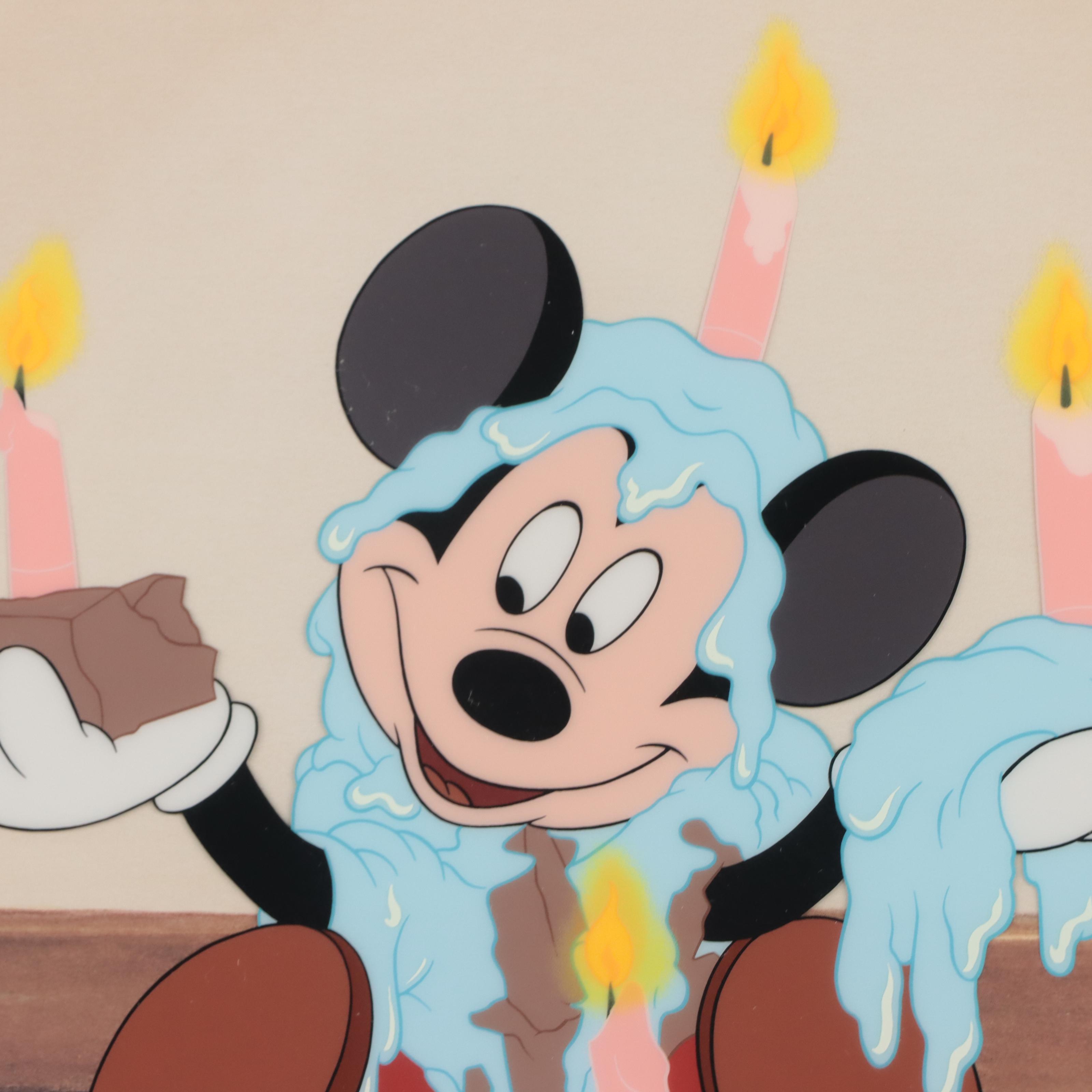 Disney Sericel Signed by Character Voice Artist "Happy Birthday!," 1998