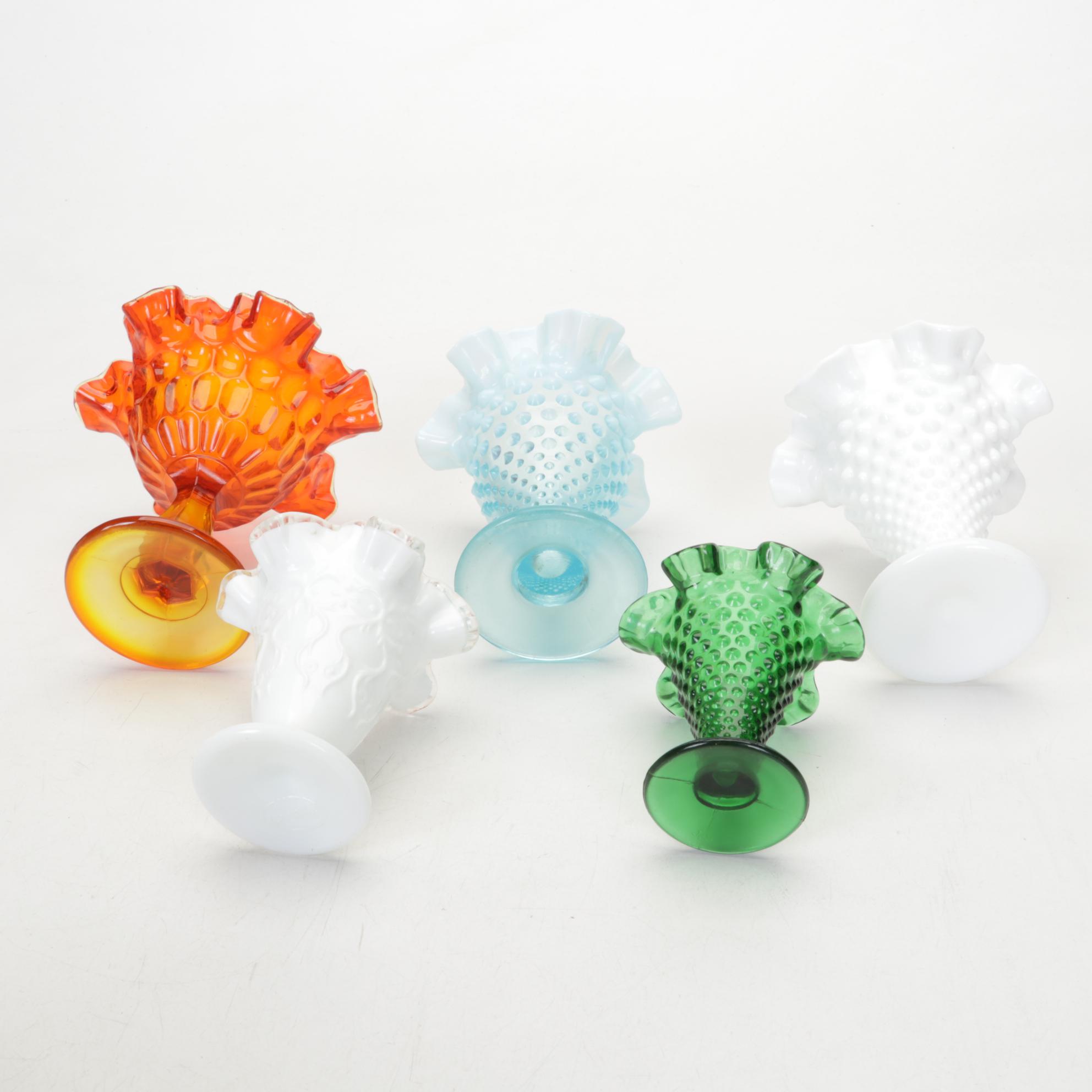 Fenton, Fostoria, Other Hobnail, Carnival, Opalescent, Amberina and Milk Glass