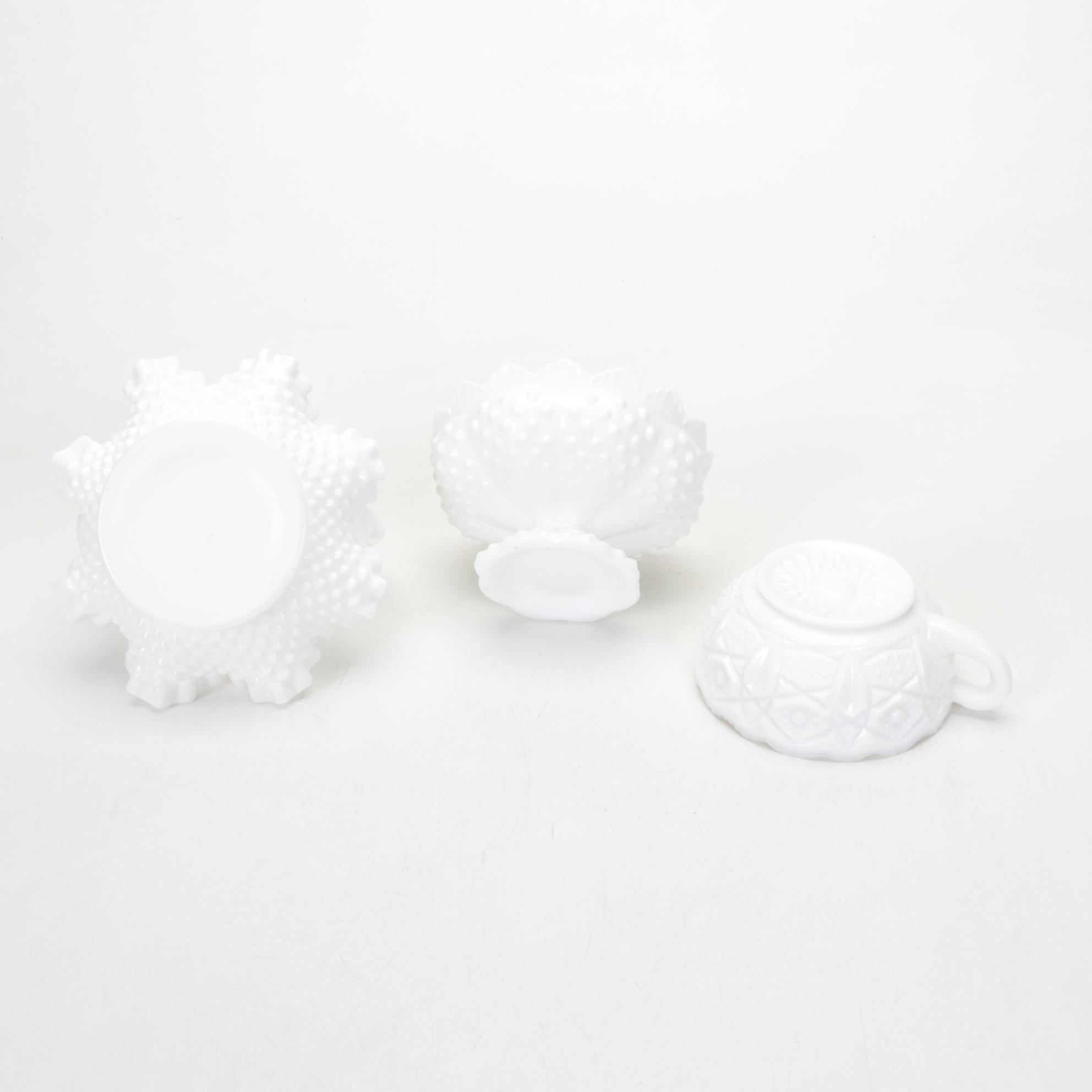 Fenton, Fostoria, Other Hobnail, Carnival, Opalescent, Amberina and Milk Glass
