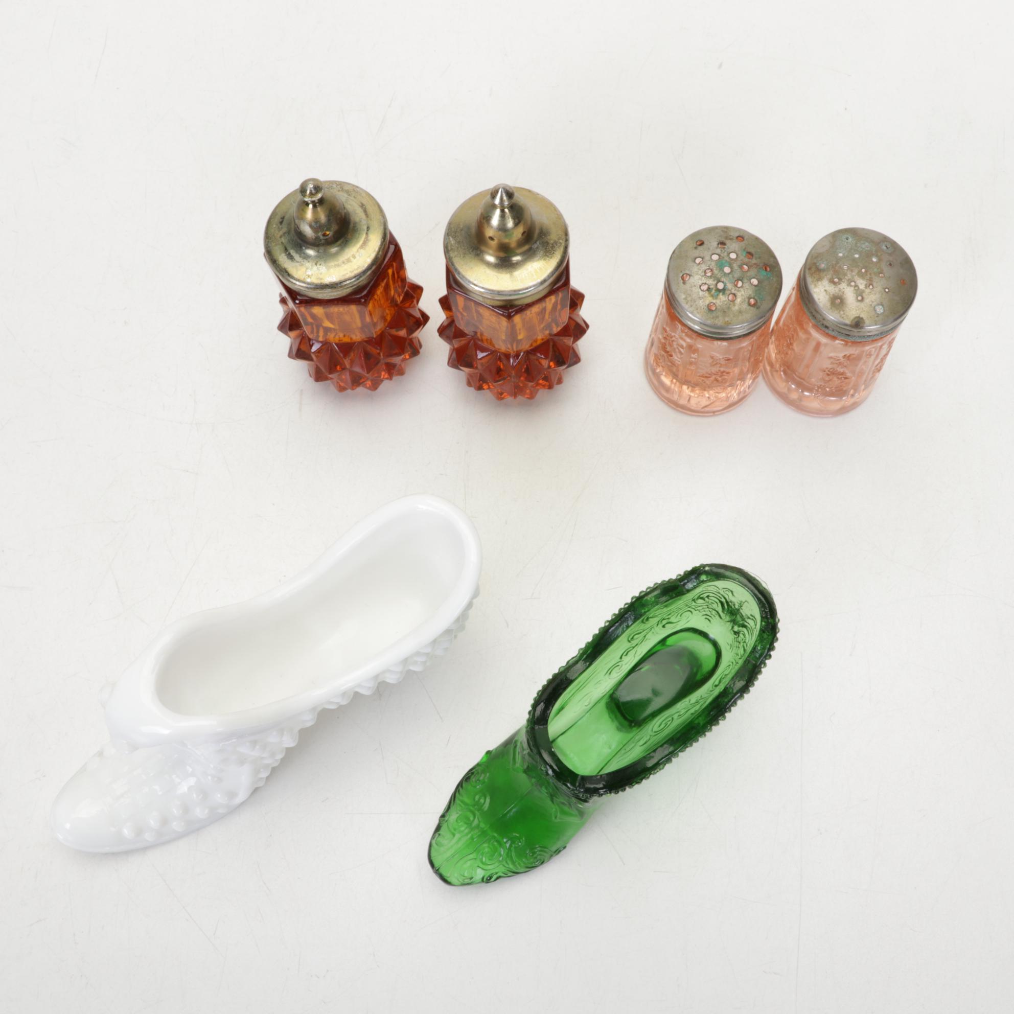 Fenton, Fostoria, Other Hobnail, Carnival, Opalescent, Amberina and Milk Glass