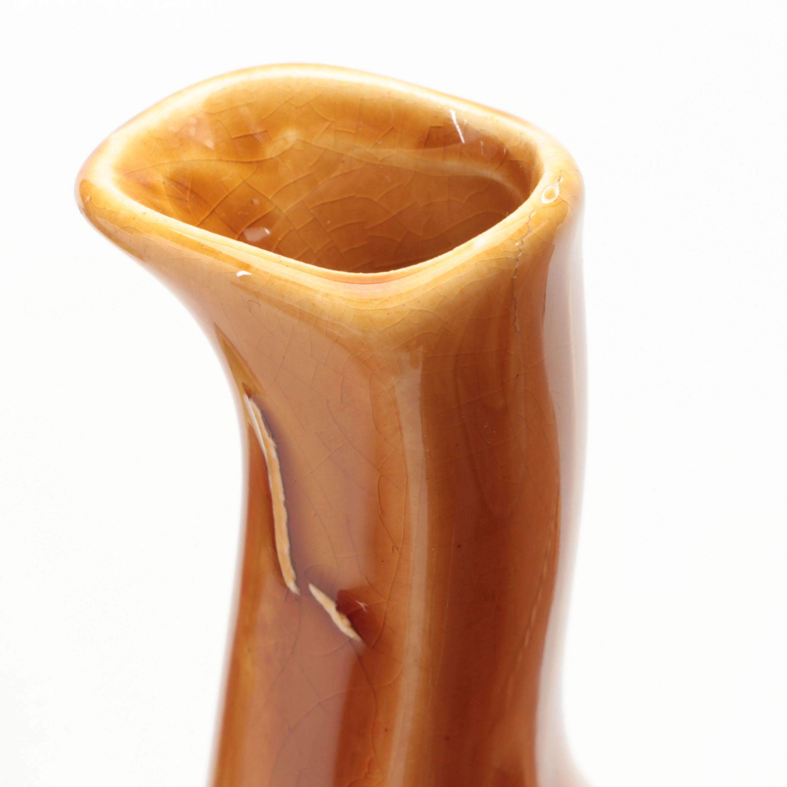 Chantal Red Glazed Ceramic Lidded Bowl with Other Ceramic Containers