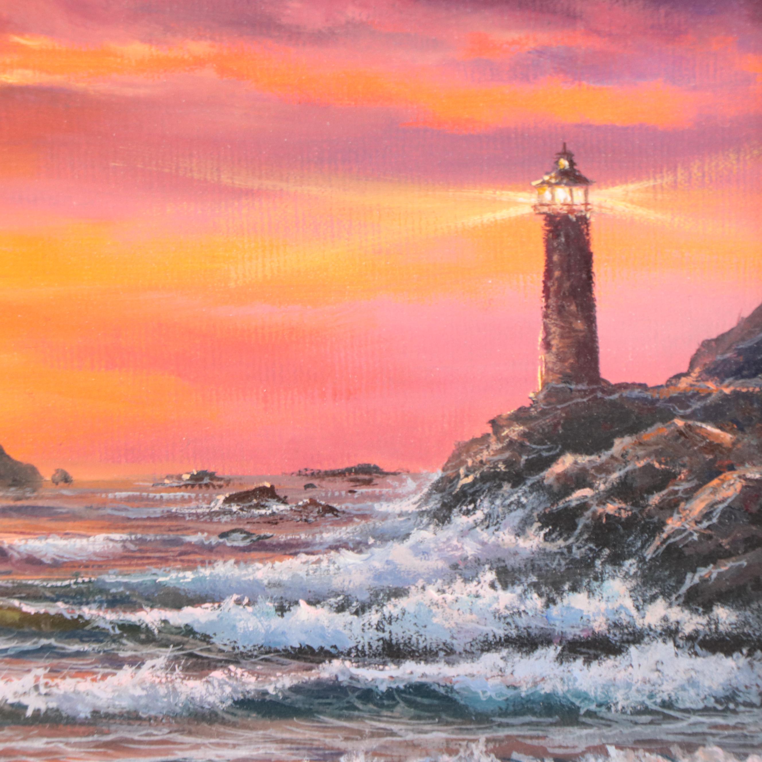 Jevgenijus Litvinas Seascape Oil Painting, 21st Century