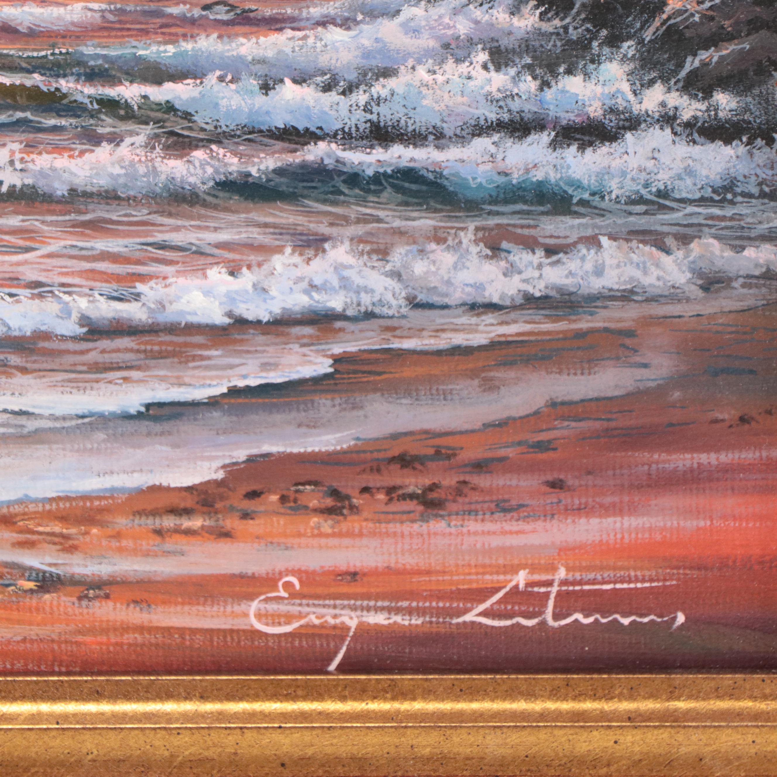 Jevgenijus Litvinas Seascape Oil Painting, 21st Century