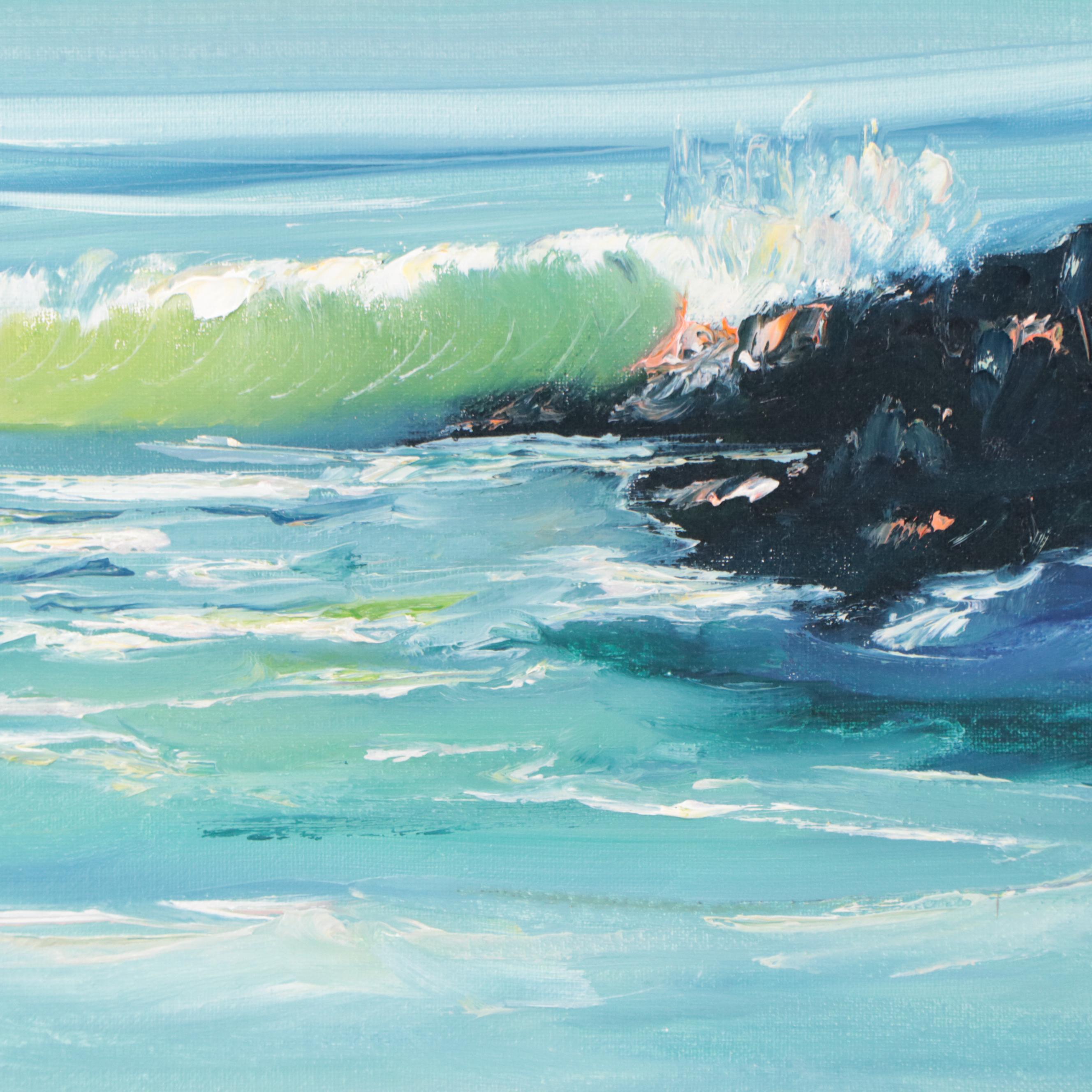 José M. Lima Seascape Oil Painting, 2023