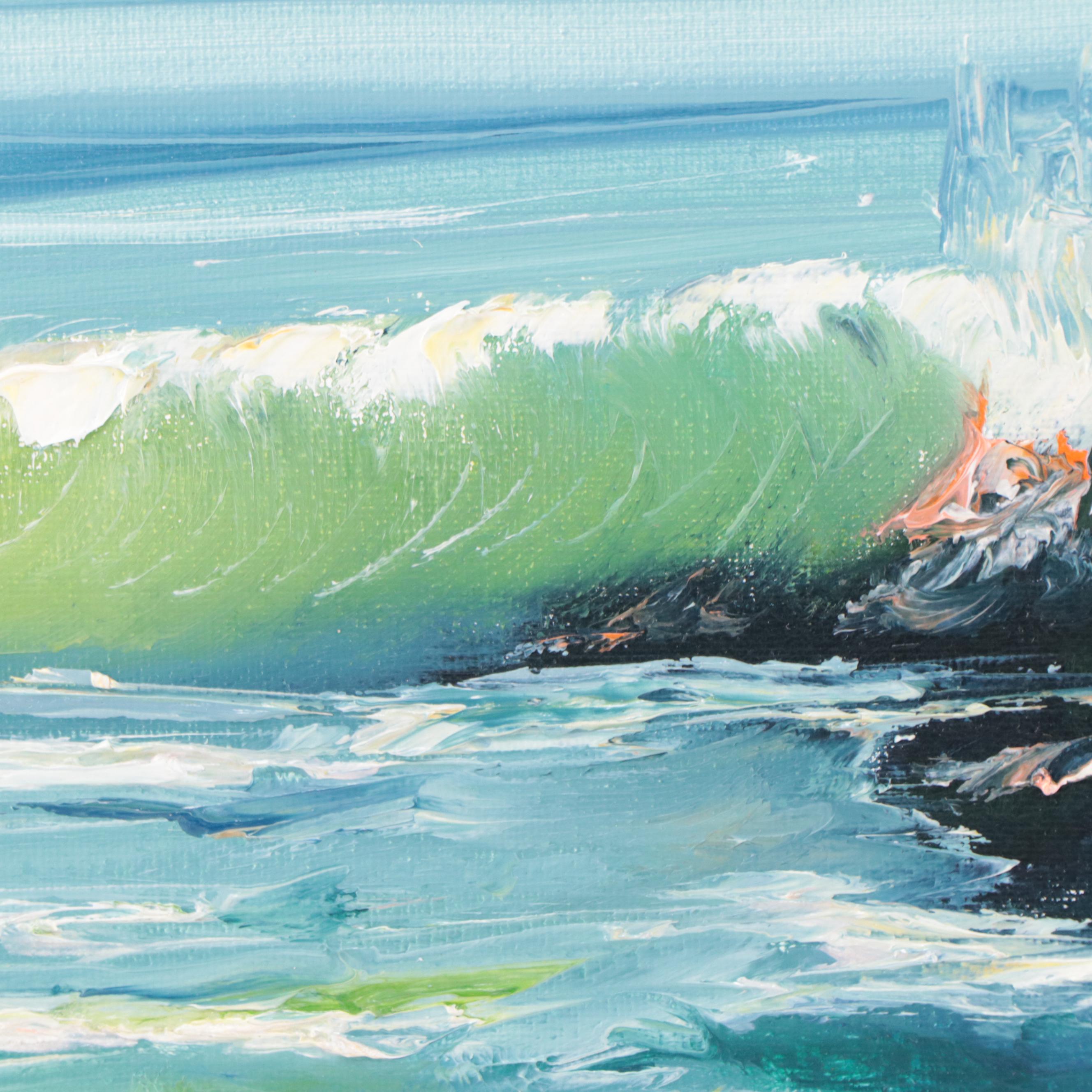 José M. Lima Seascape Oil Painting, 2023