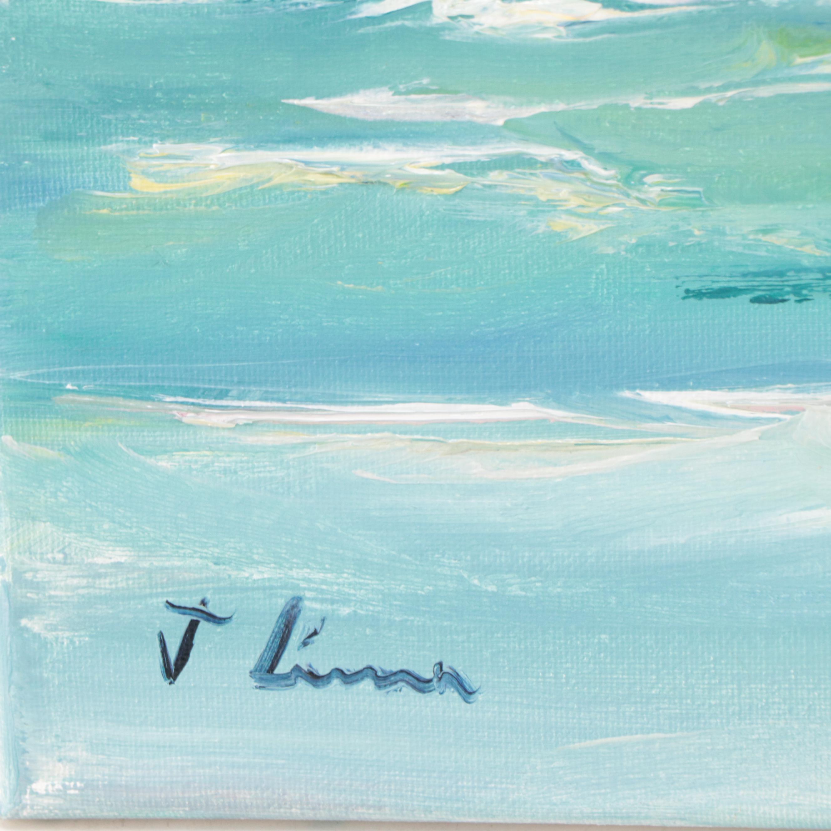 José M. Lima Seascape Oil Painting, 2023