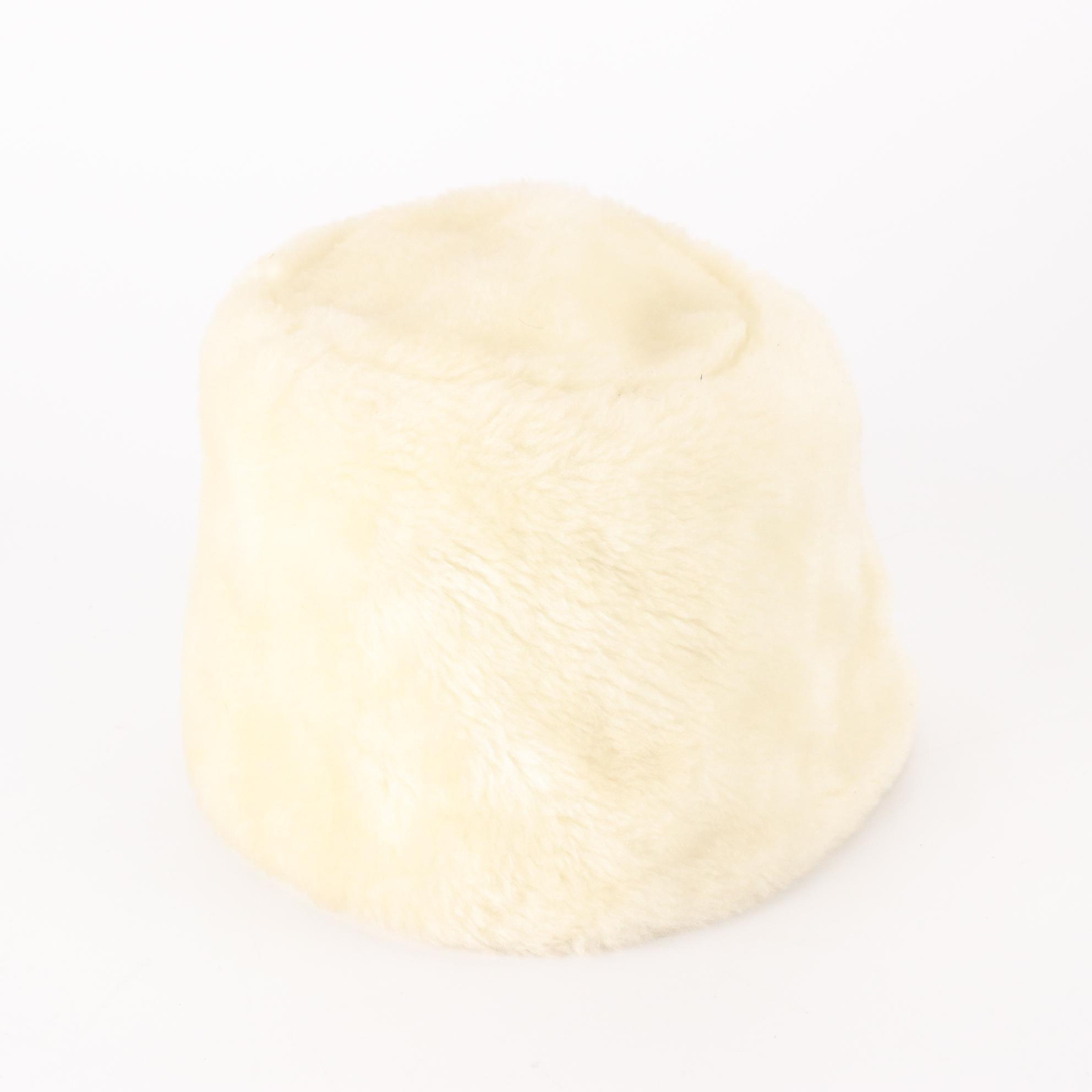 Cheetah Print and White Faux Fur Hats with Red Bow Cap and Vintage Hat Box