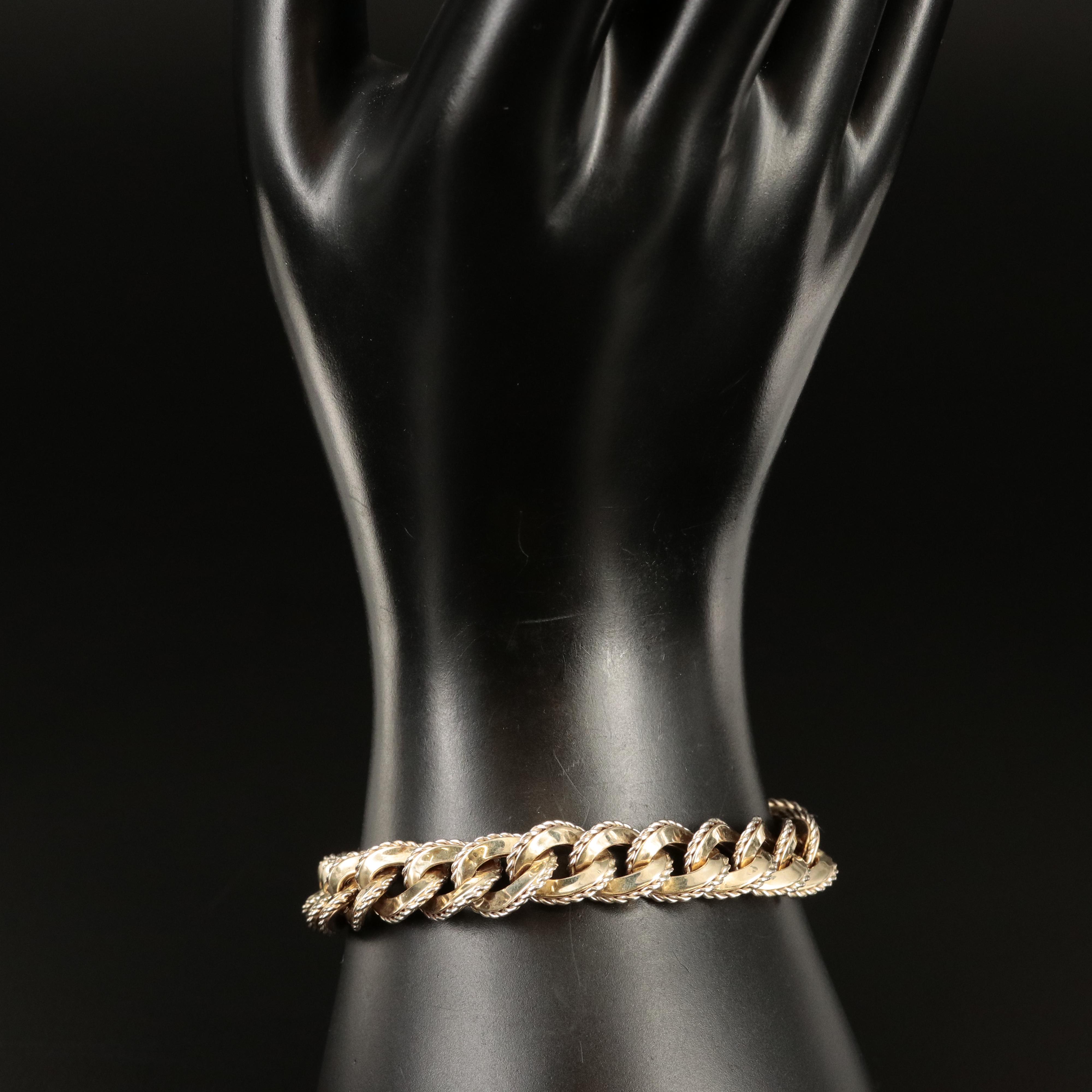 Italian 14K Curb Link Bracelet