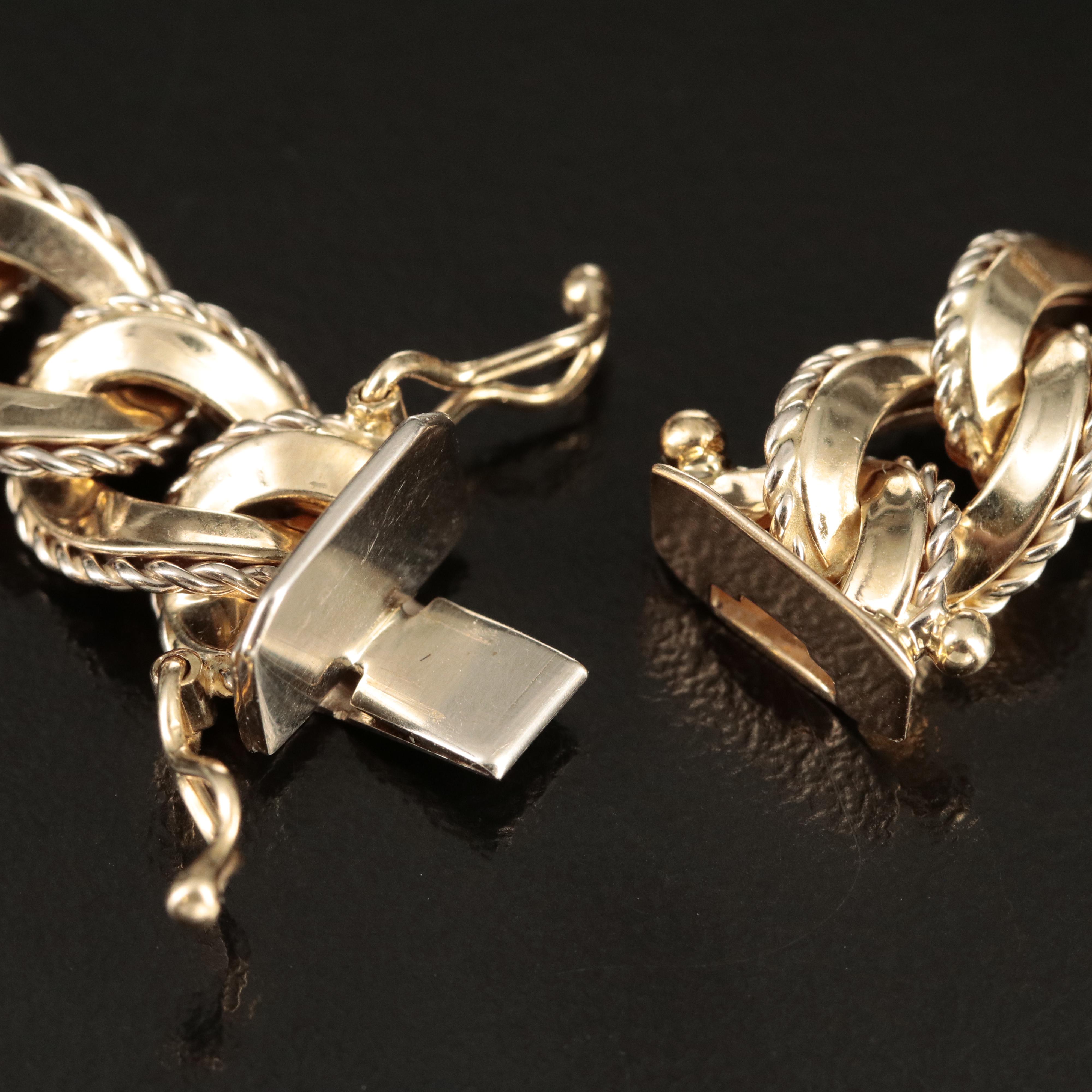 Italian 14K Curb Link Bracelet