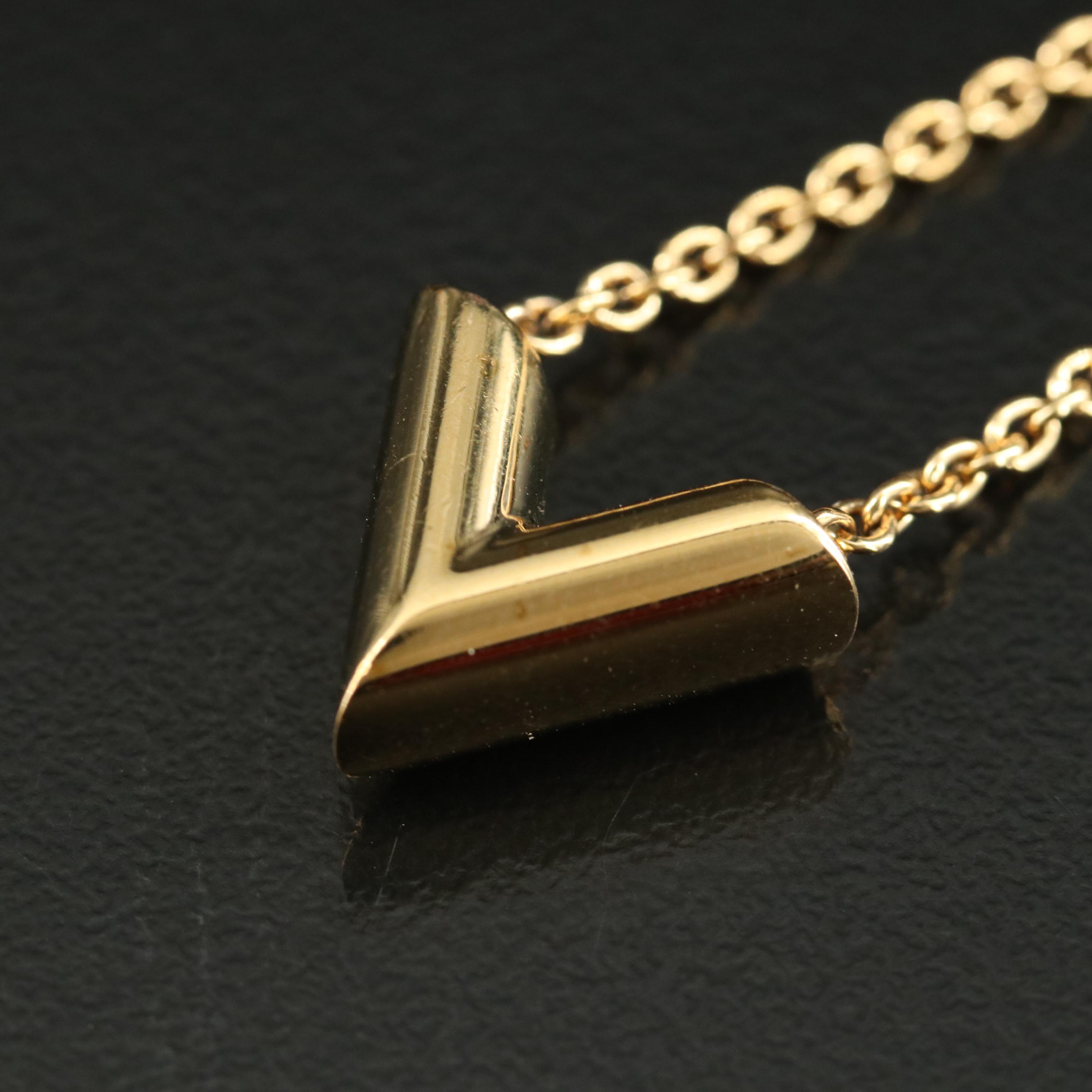 Louis Vuitton "Essential V" Necklace