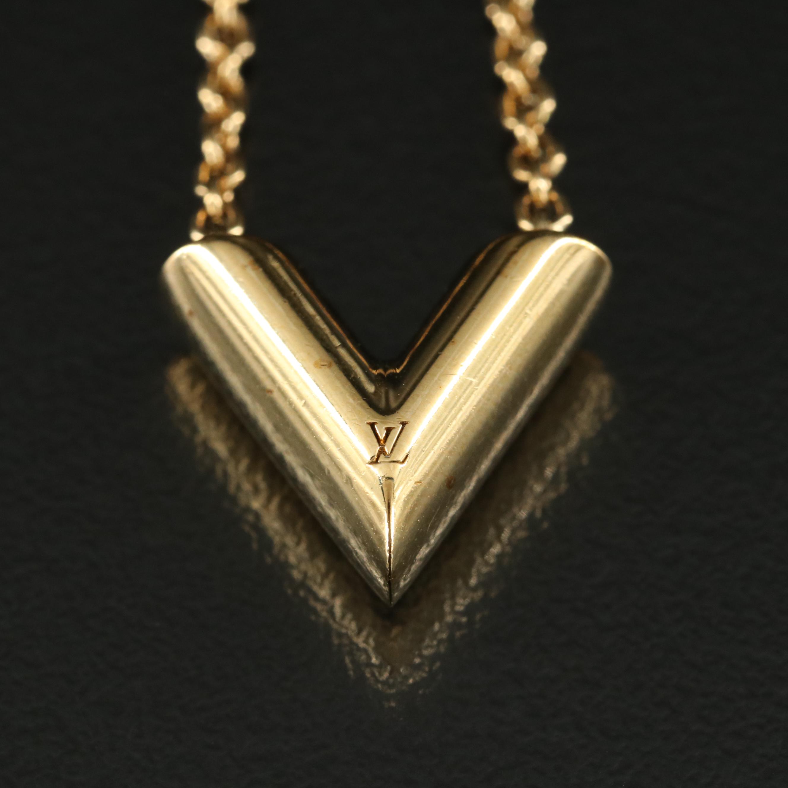 Louis Vuitton "Essential V" Necklace