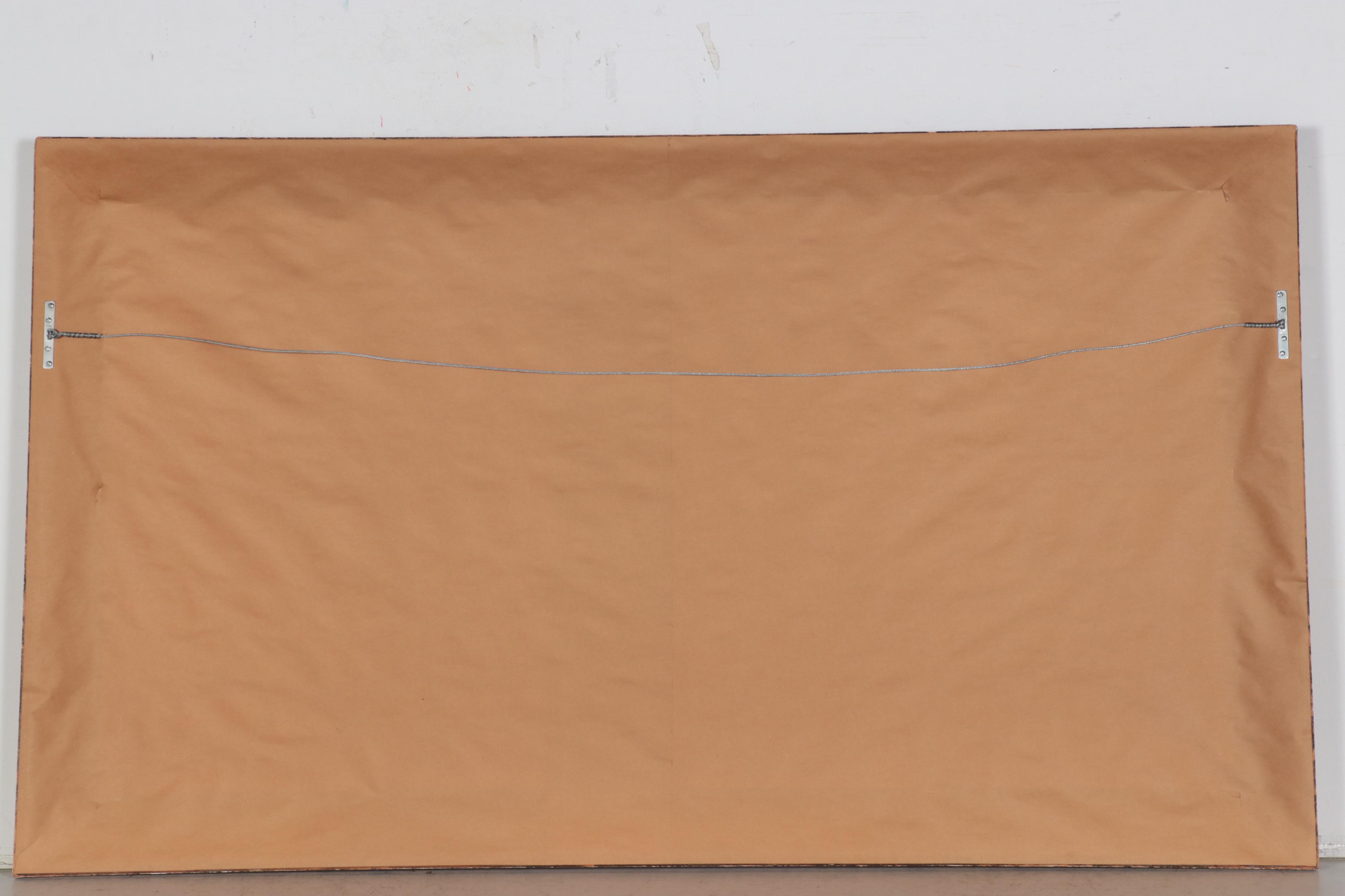 Thomas Corwin Lindsay Large-Scale Pastoral Scene Oil Painting, Circa 1900