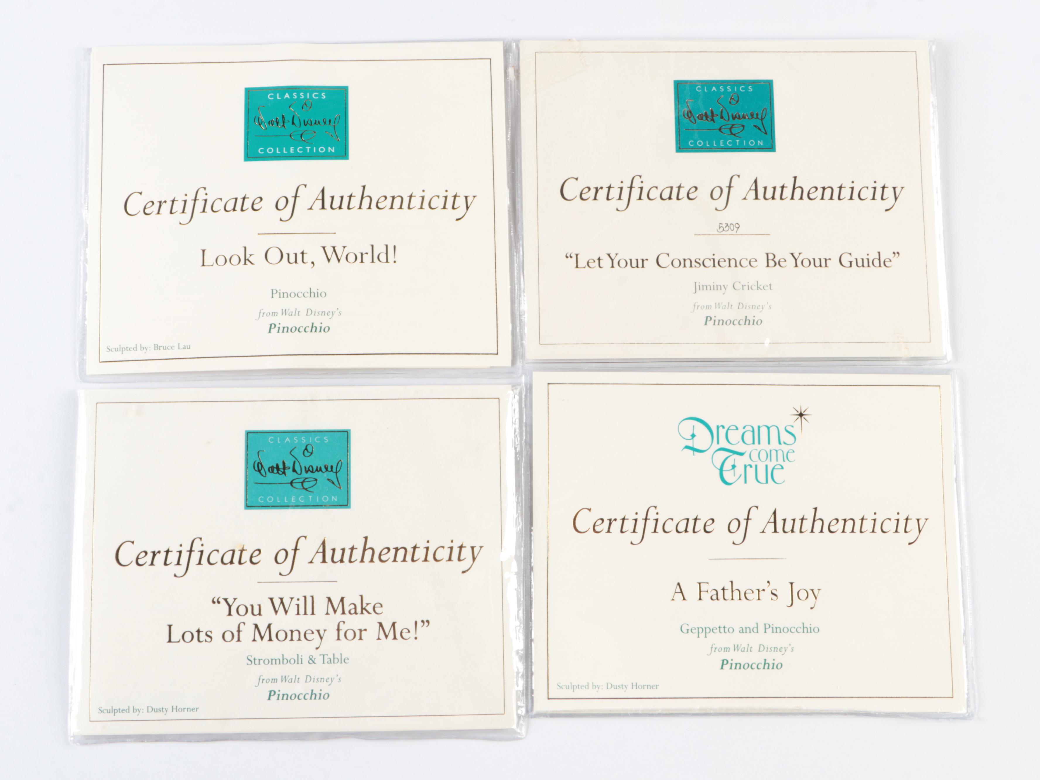 Walt Disney Classics Pinocchio Collection with "A Father's Joy"