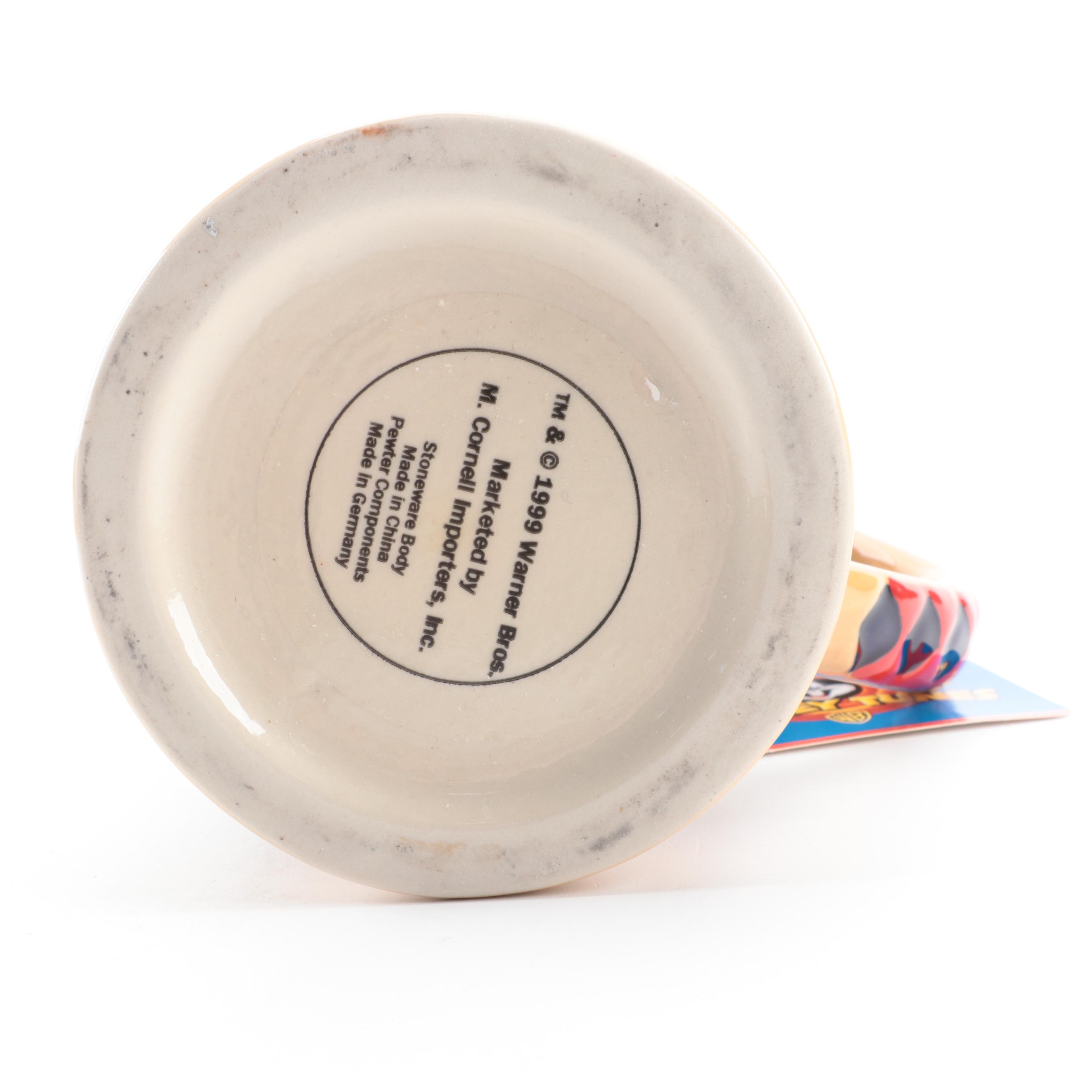 Warner Bros. "Looney Tunes Coat of Arms" Stoneware Beer Stein