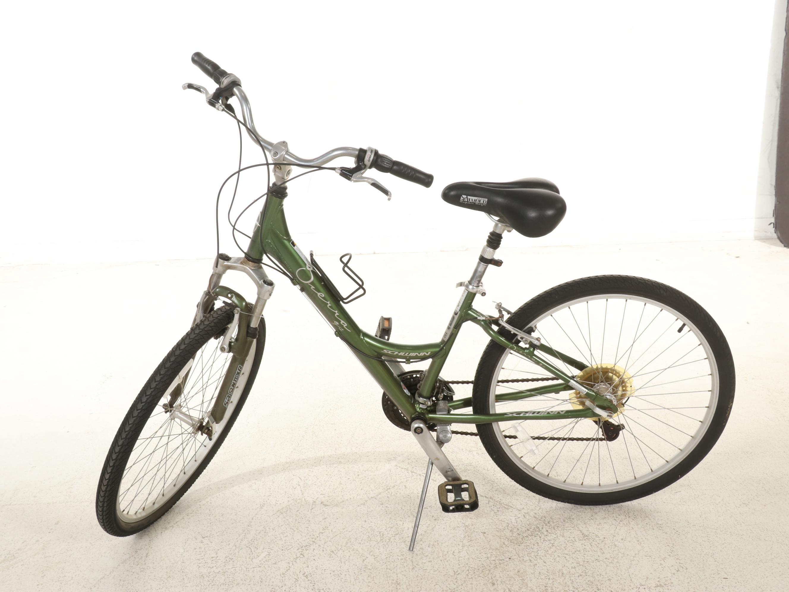 Schwinn Sierra Green Aluminum Frame Hybrid Bicycle