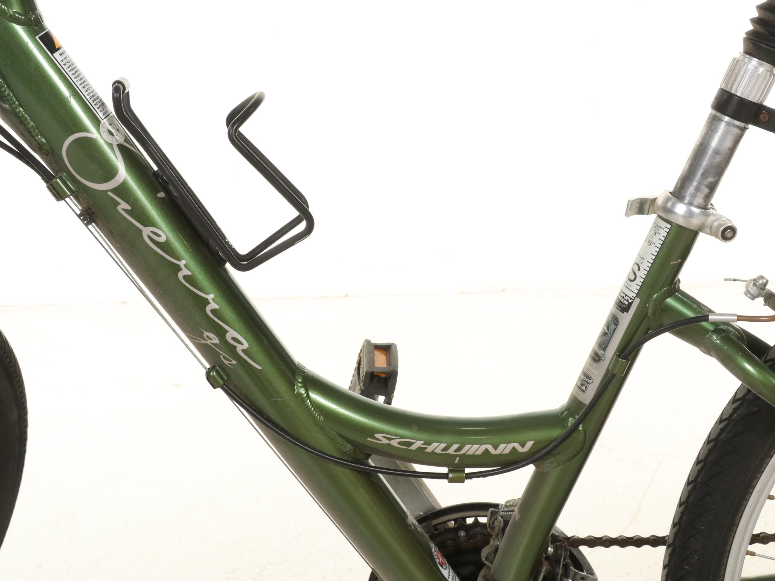Schwinn Sierra Green Aluminum Frame Hybrid Bicycle