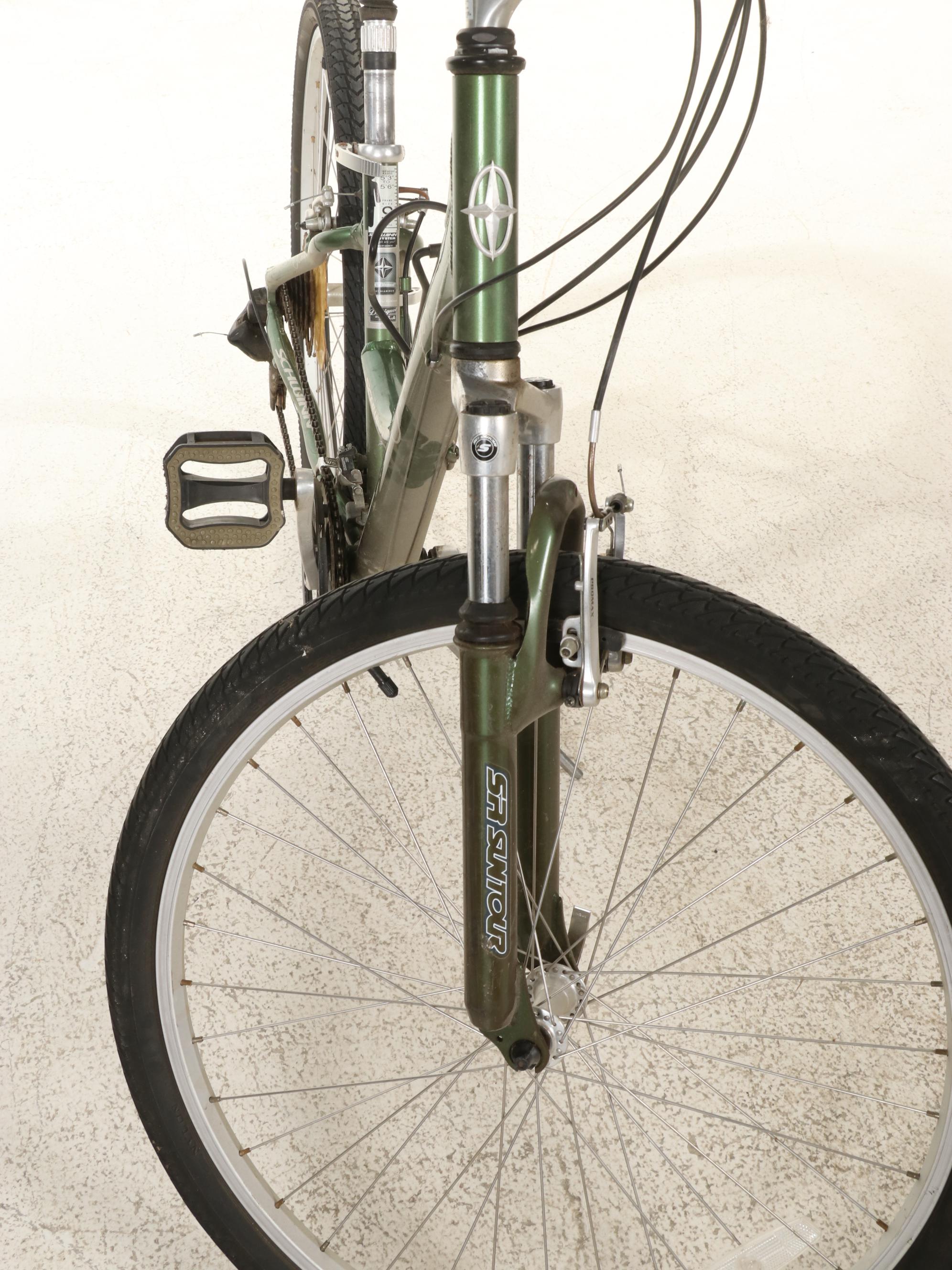 Schwinn Sierra Green Aluminum Frame Hybrid Bicycle