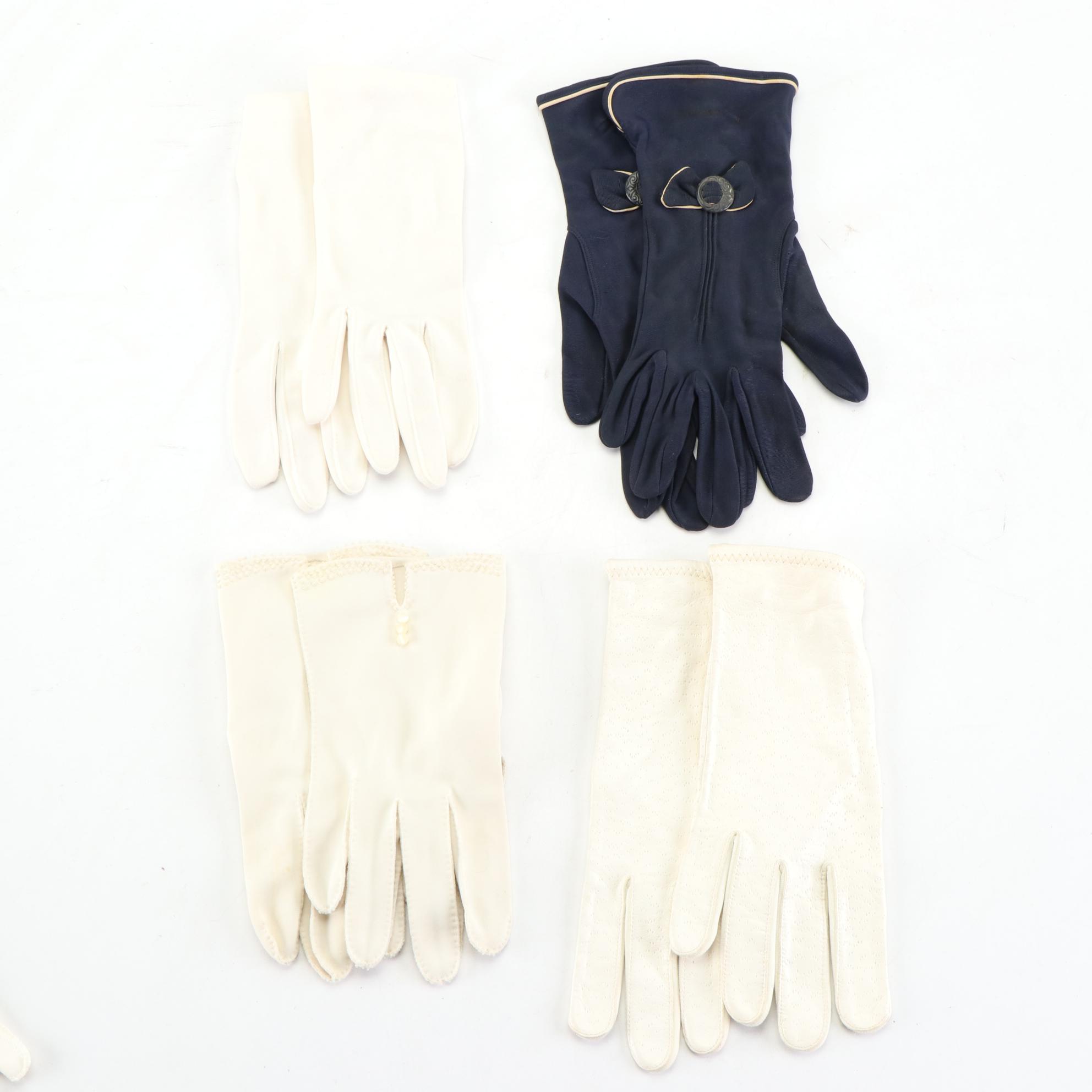 Embroidered, Crochet, Leather and Other Gloves, Mid-20th Century