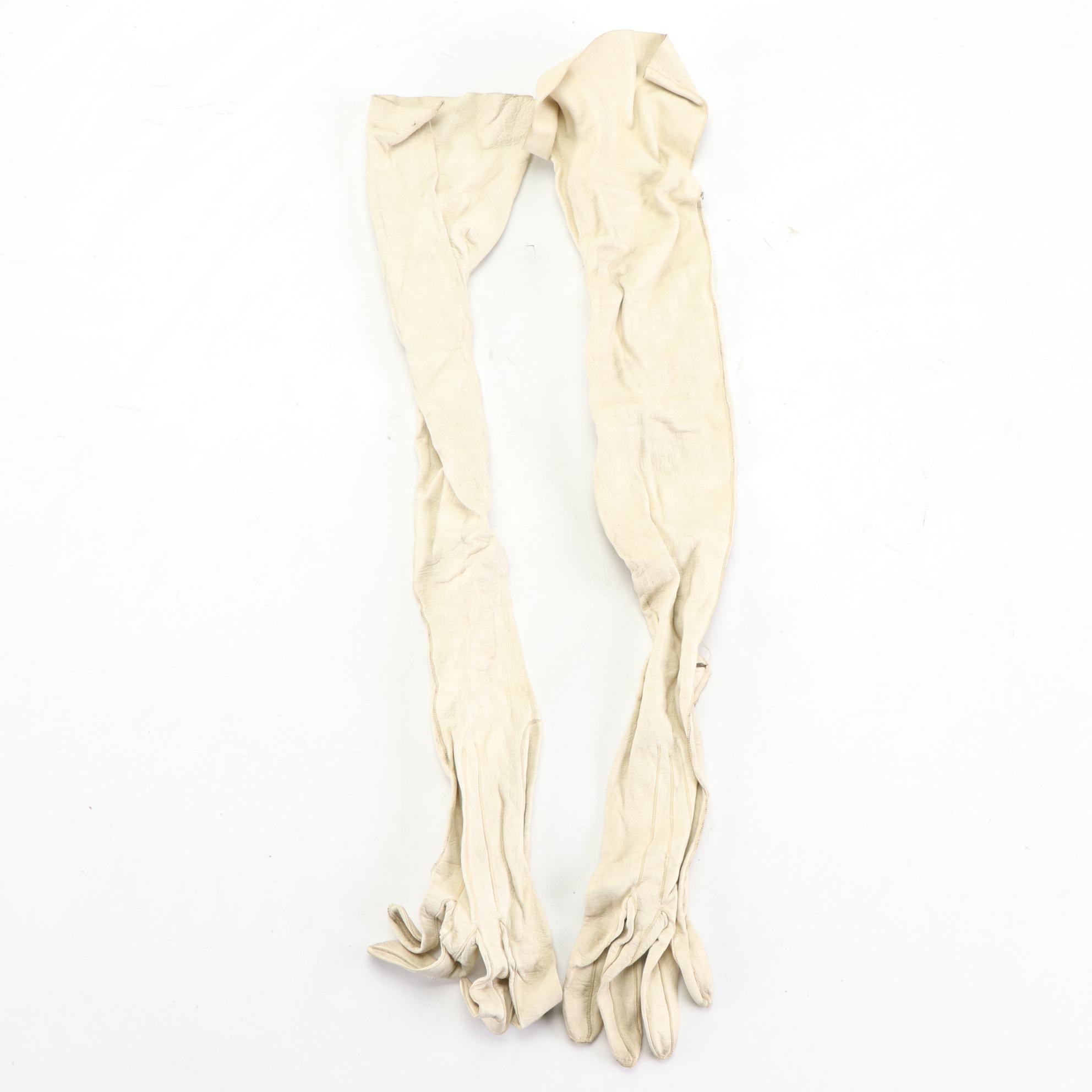 Embroidered, Crochet, Leather and Other Gloves, Mid-20th Century