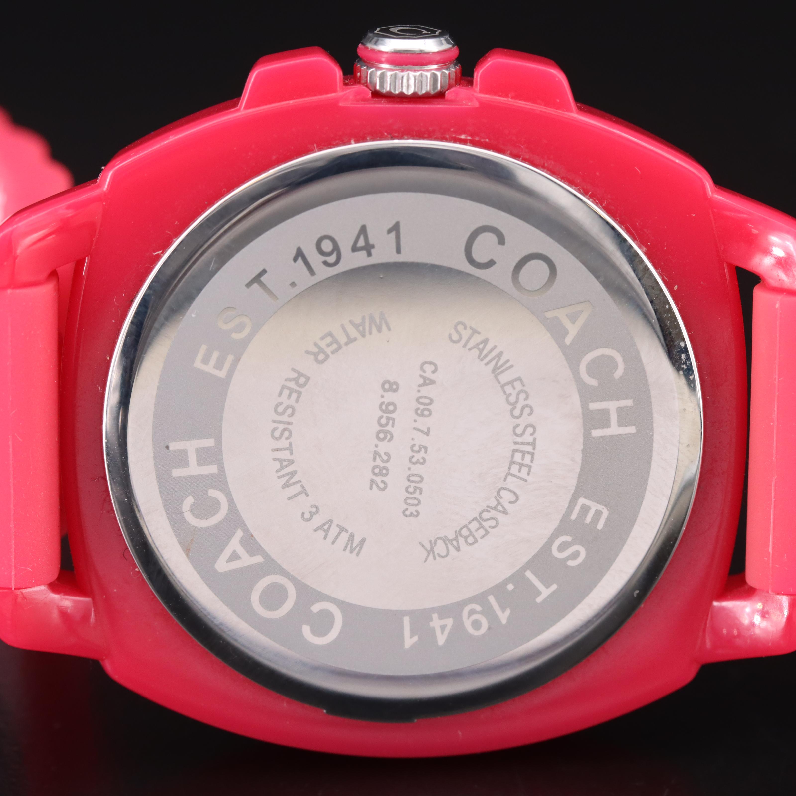 Coach Pink Quartz Watch