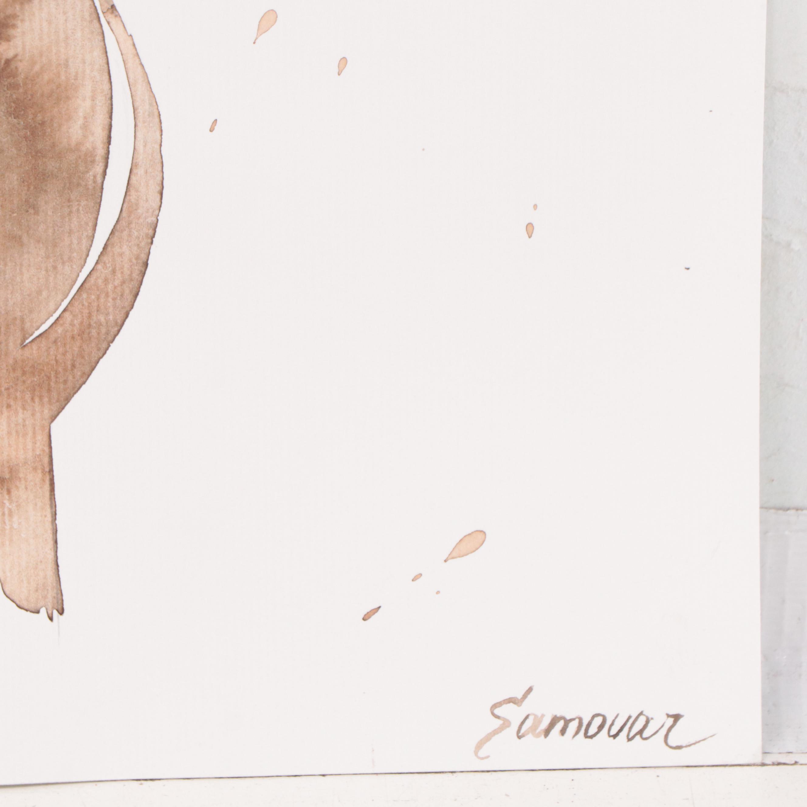 Anastasija Serdnova Figural Watercolor Painting, 2022