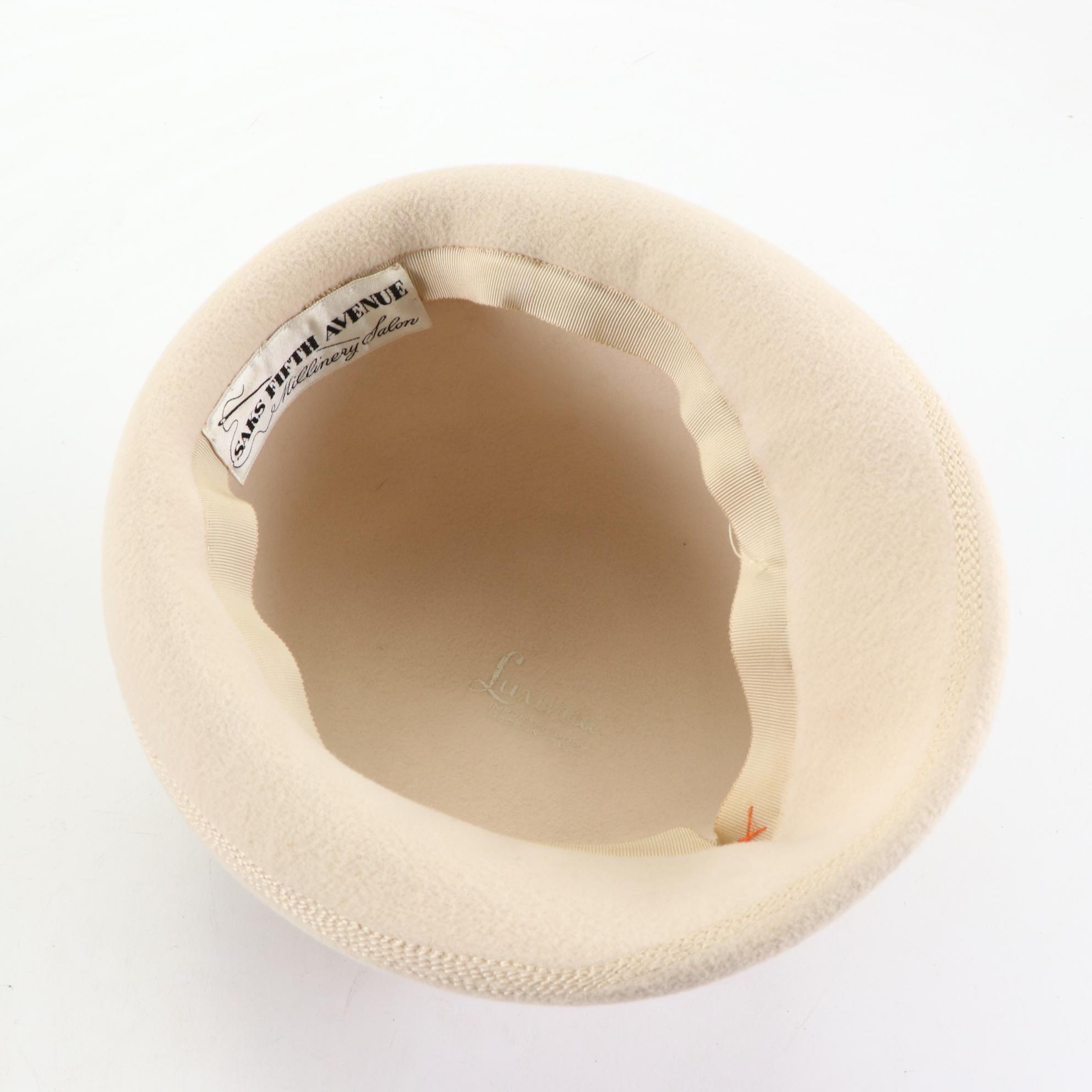 Trebor, Saks Fifth Avenue, and Other Felted Hats