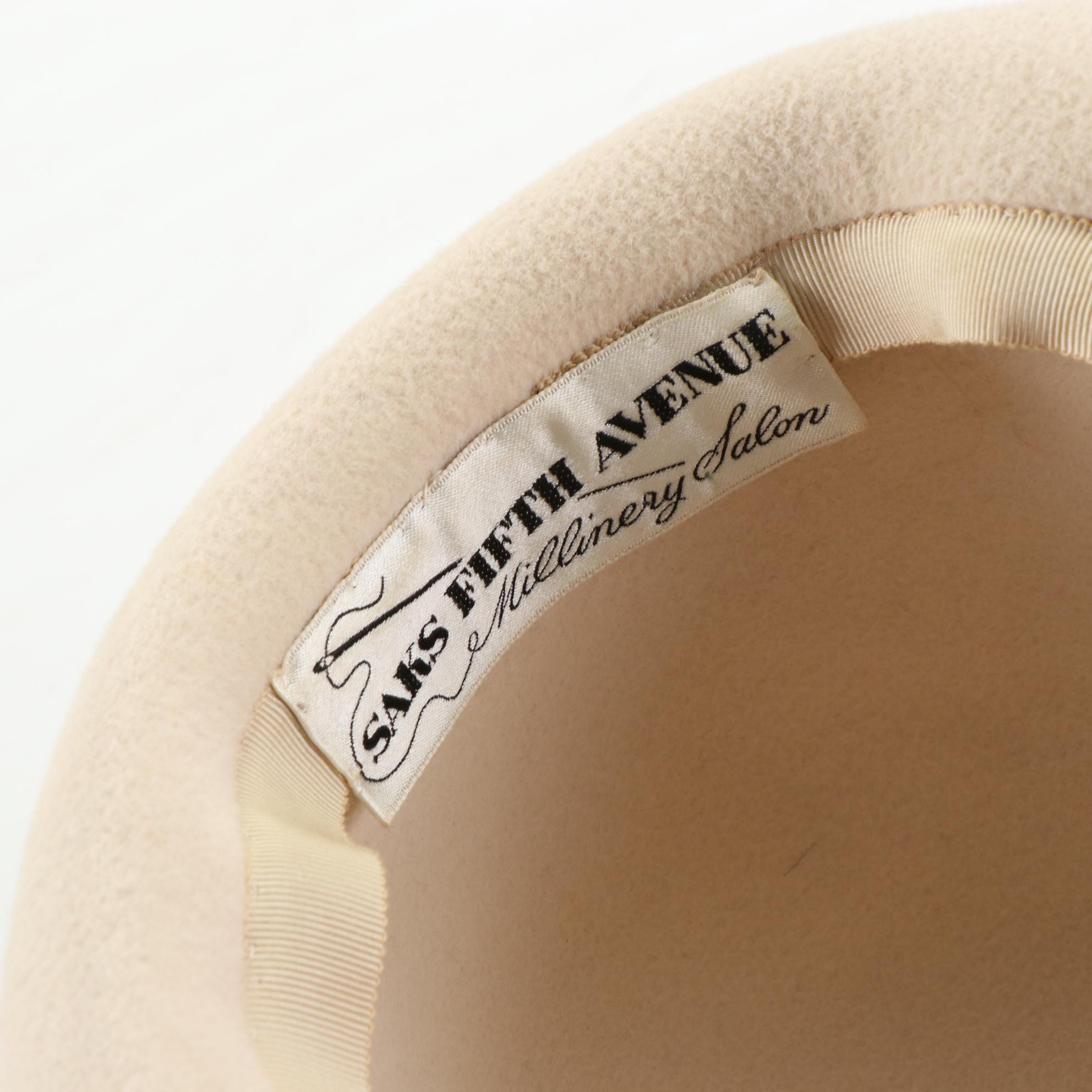 Trebor, Saks Fifth Avenue, and Other Felted Hats