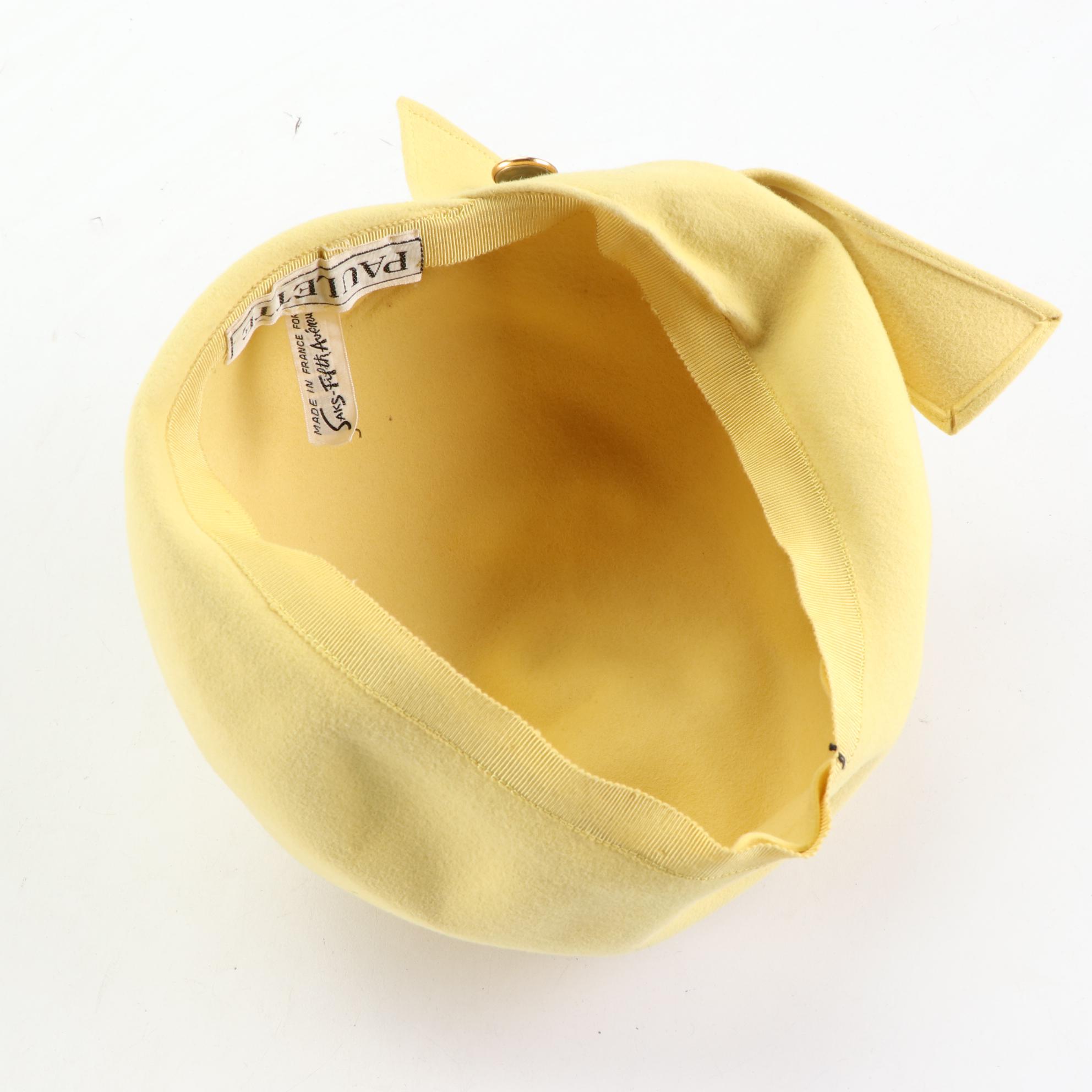 Trebor, Saks Fifth Avenue, and Other Felted Hats