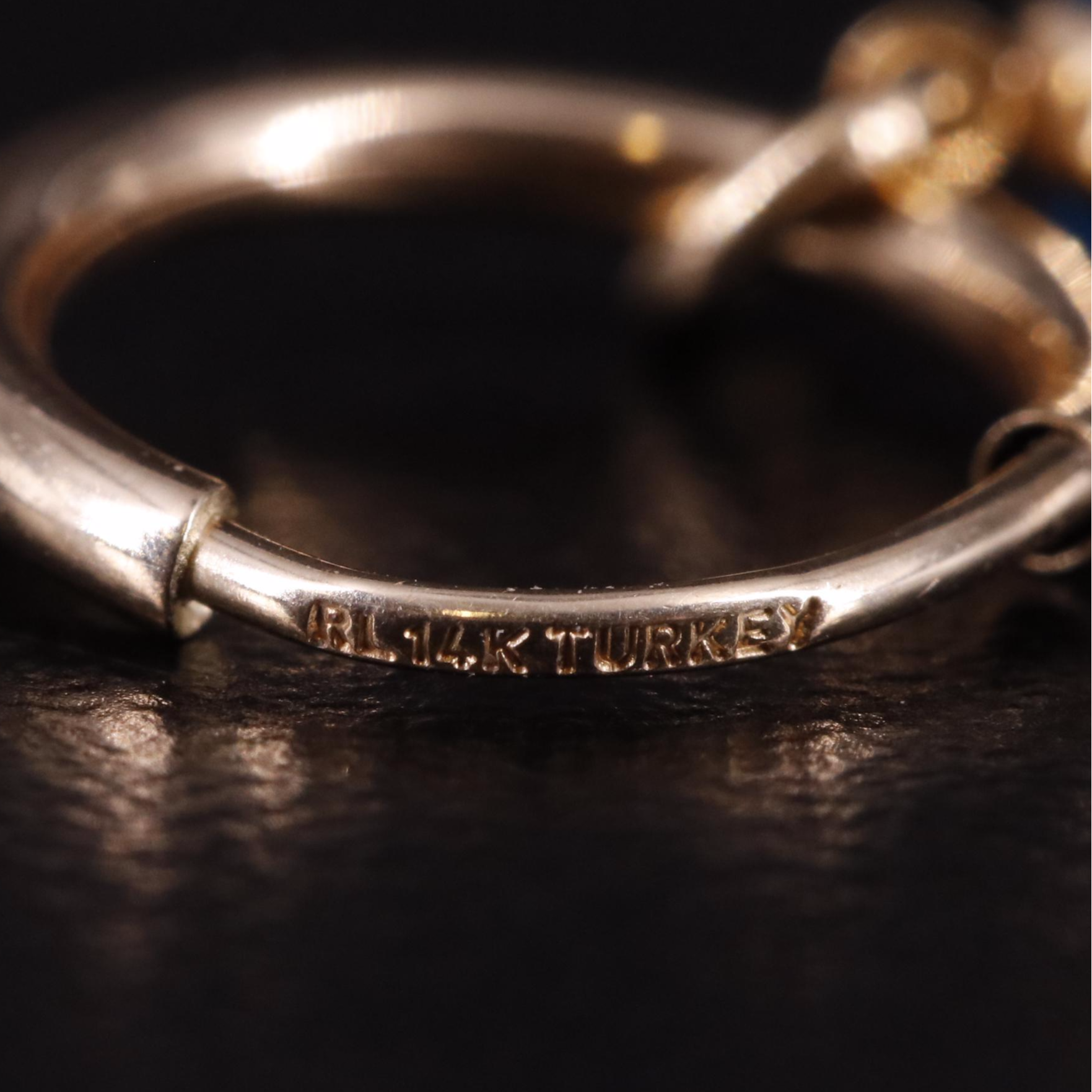 14K Heart Huggie Earrings