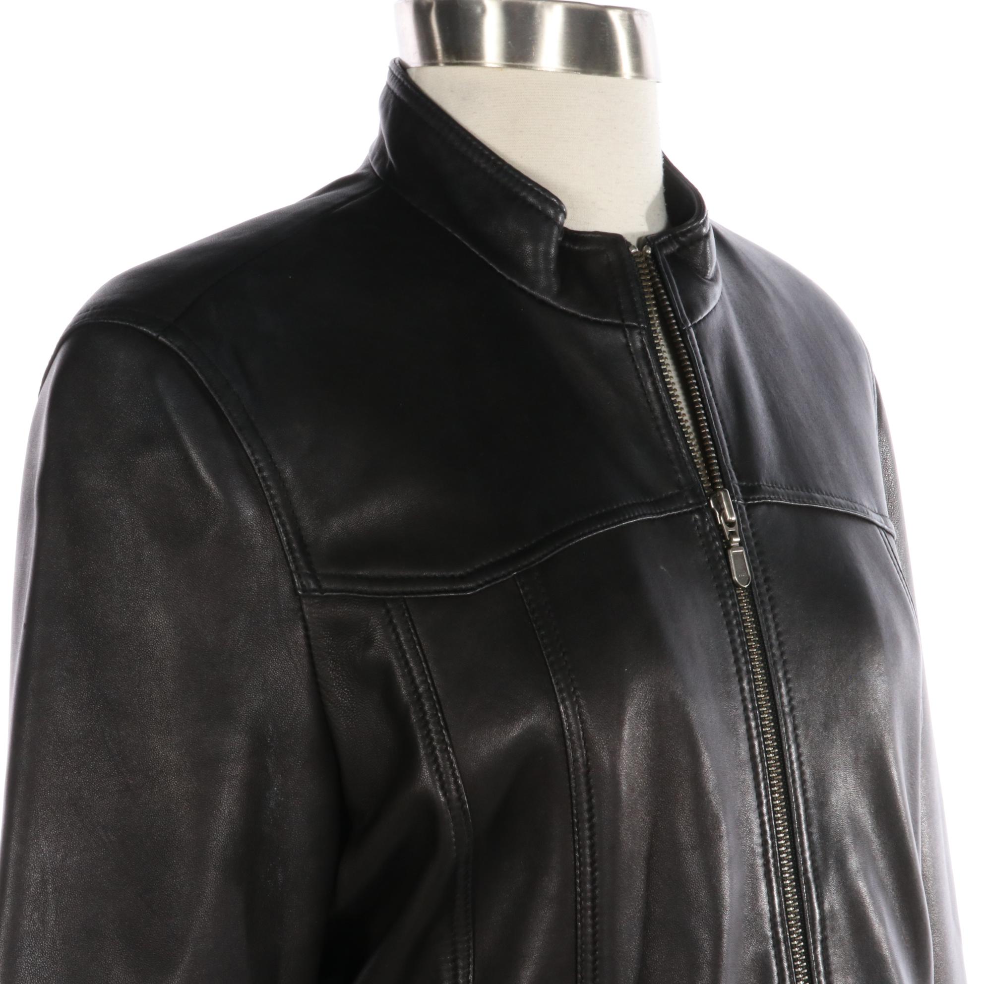 A.N.A. A New Approach Leather Jacket