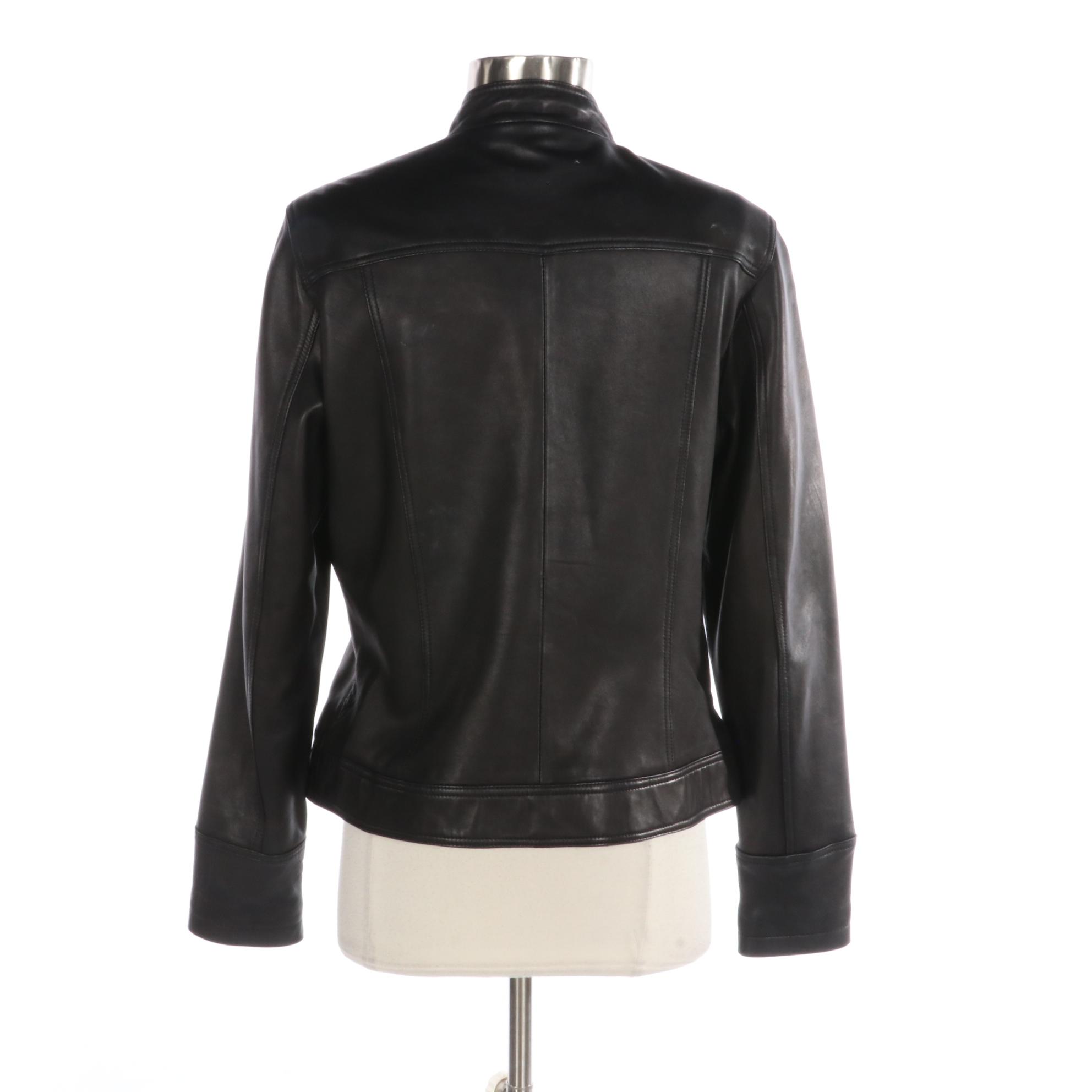 A.N.A. A New Approach Leather Jacket