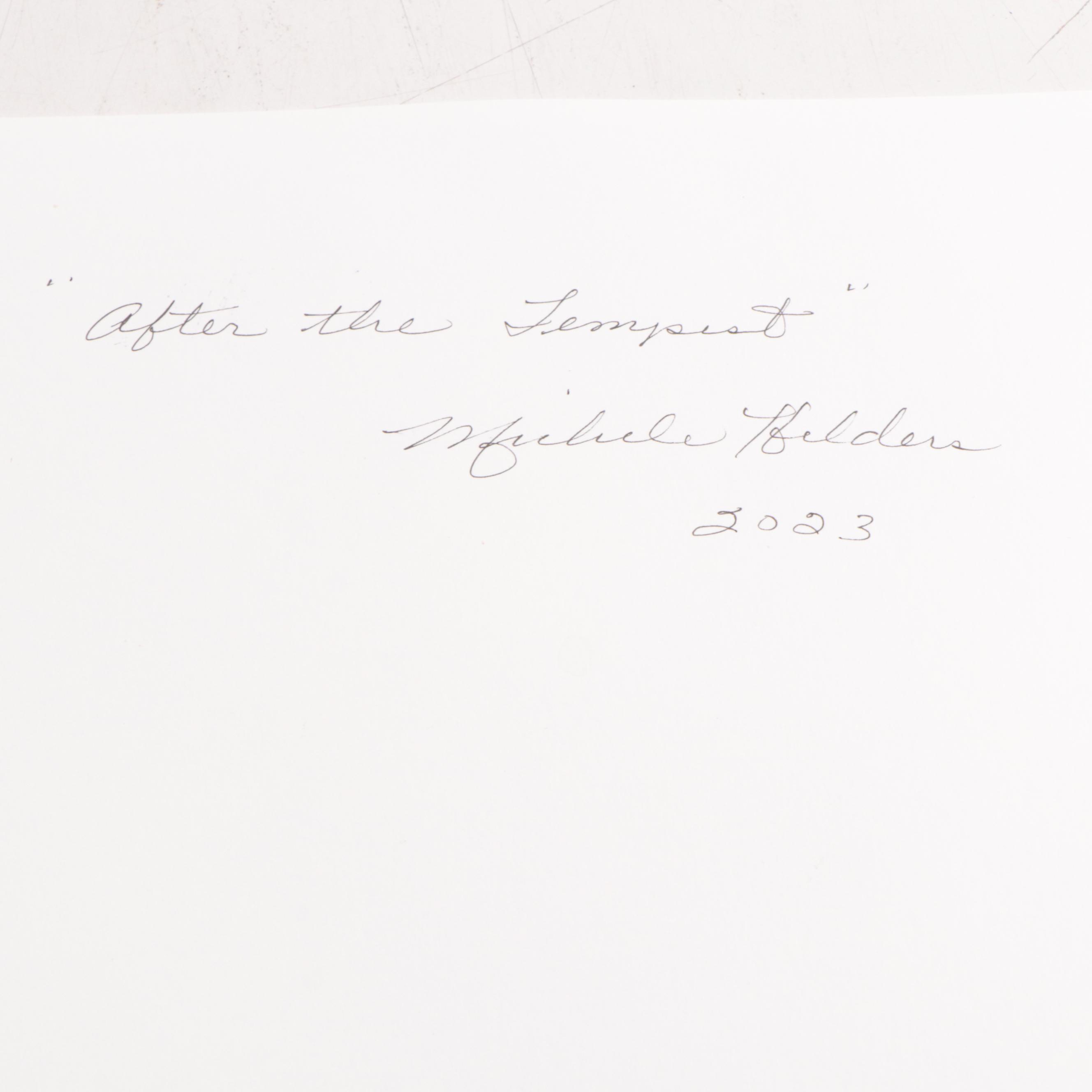 Michele Helden Acrylic Painting "After the Tempest," 2023