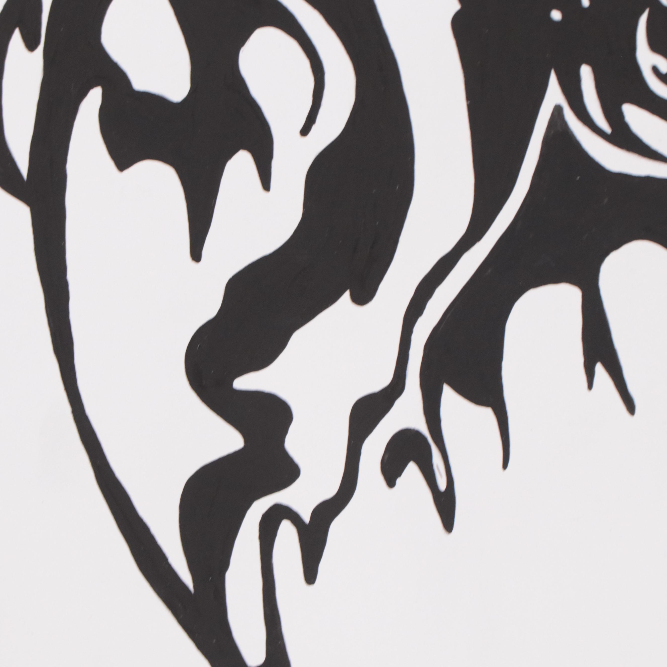 Gouache Painting of a Horse, 2021