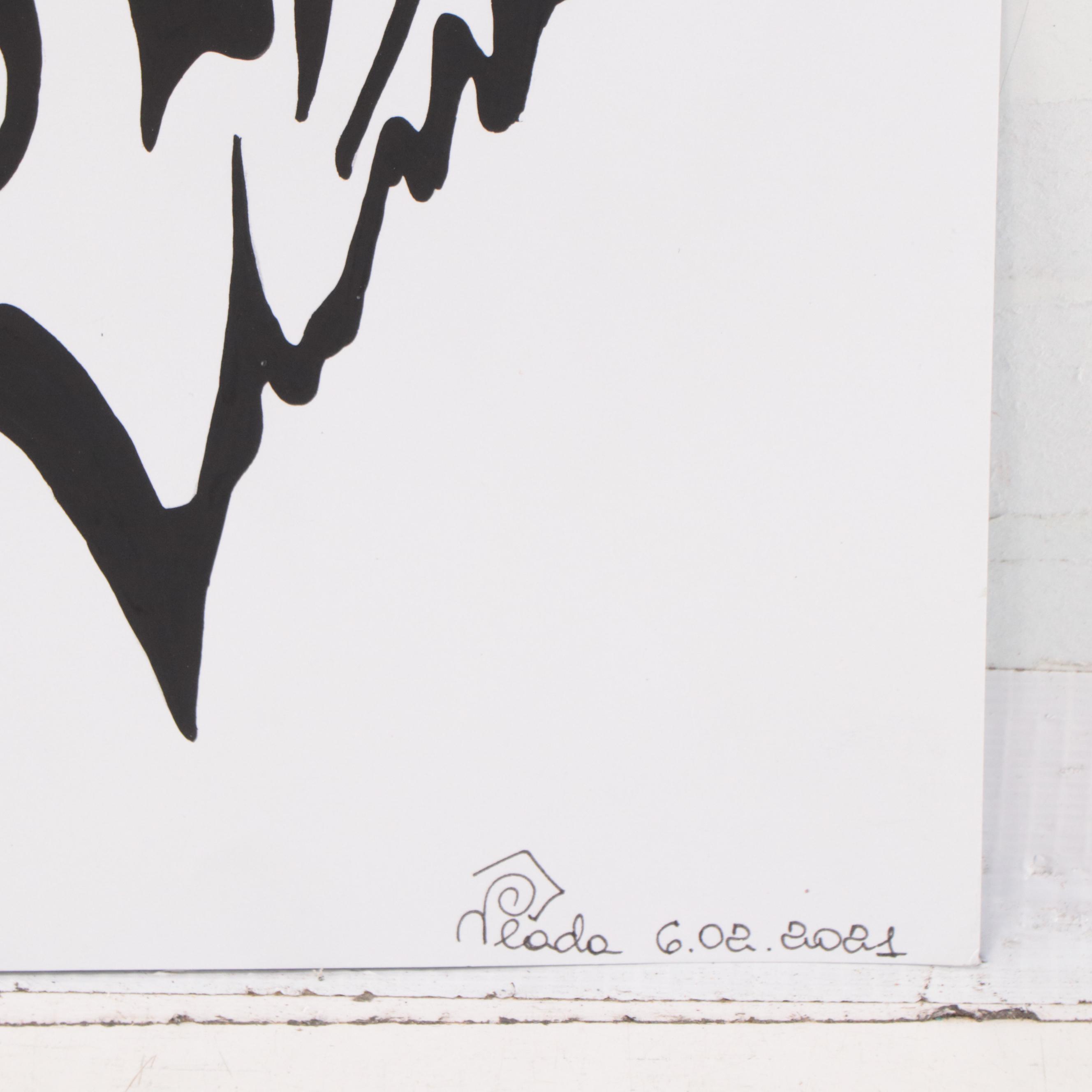 Gouache Painting of a Horse, 2021