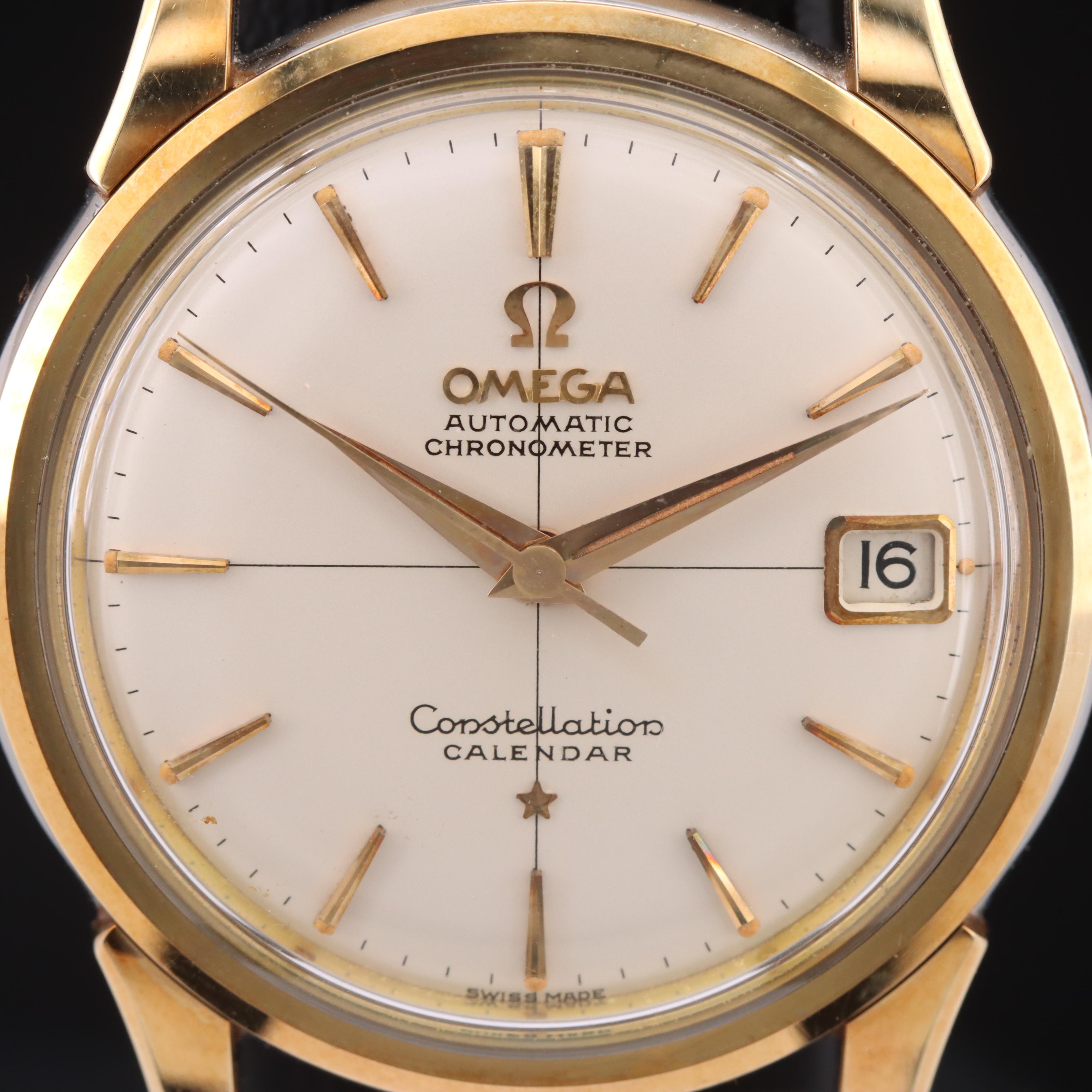 1960 Omega Constellation Chronometer Date Watch