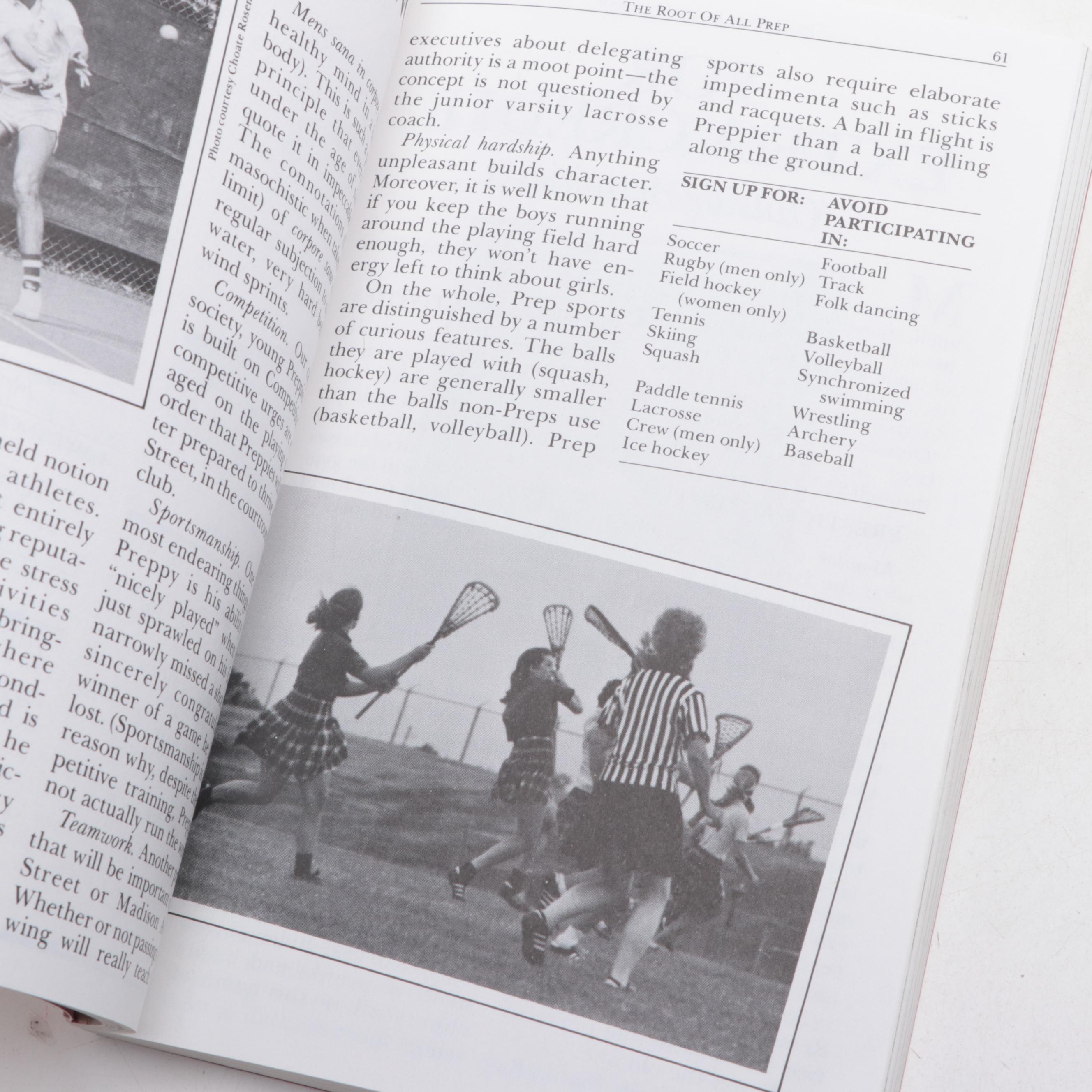 Gift Edition "The Official Preppy Handbook" Edited by Lisa Birnbach, 1981