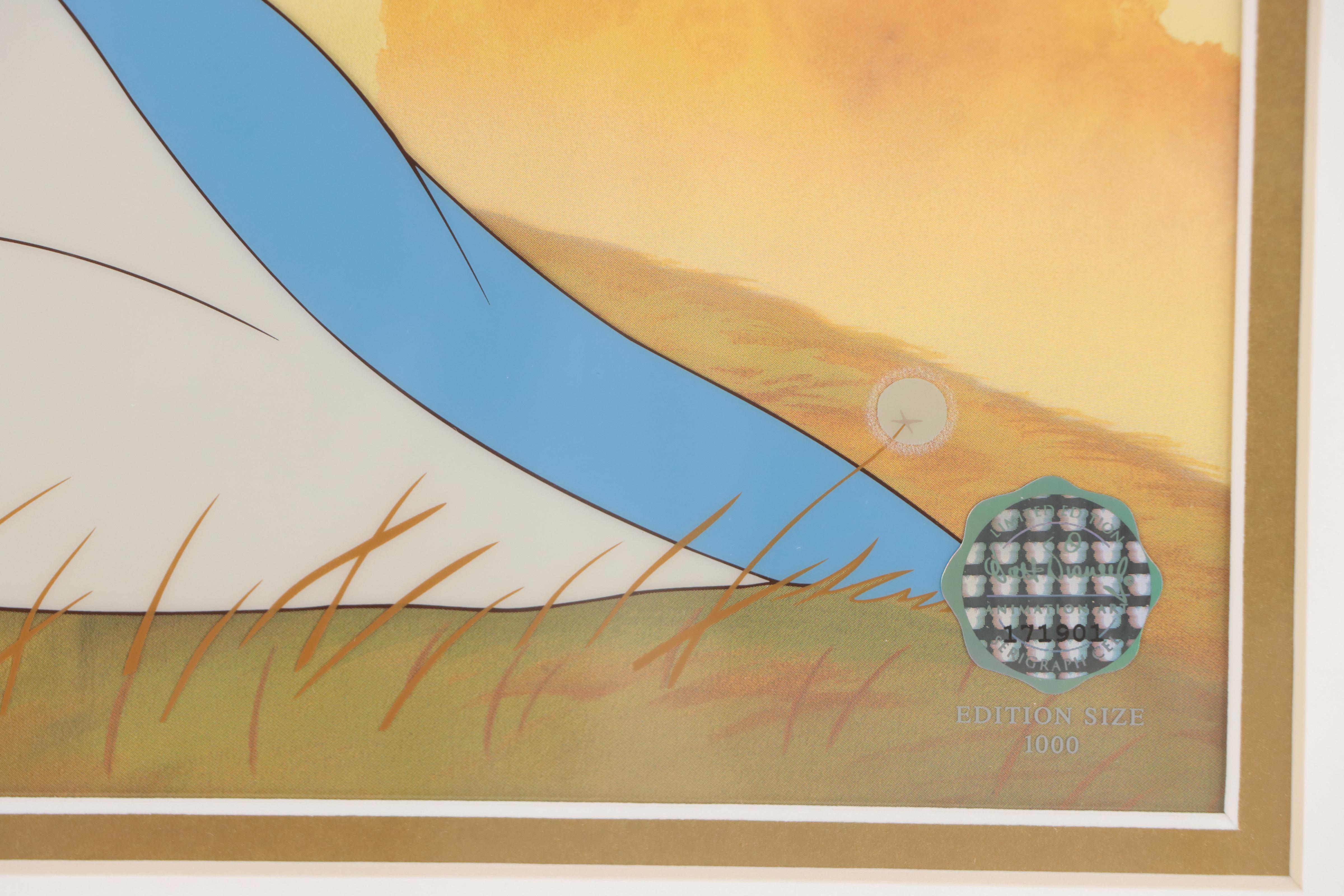 Paige O'Hara Signed LE Disney Sericel "Dandelion Dreams"