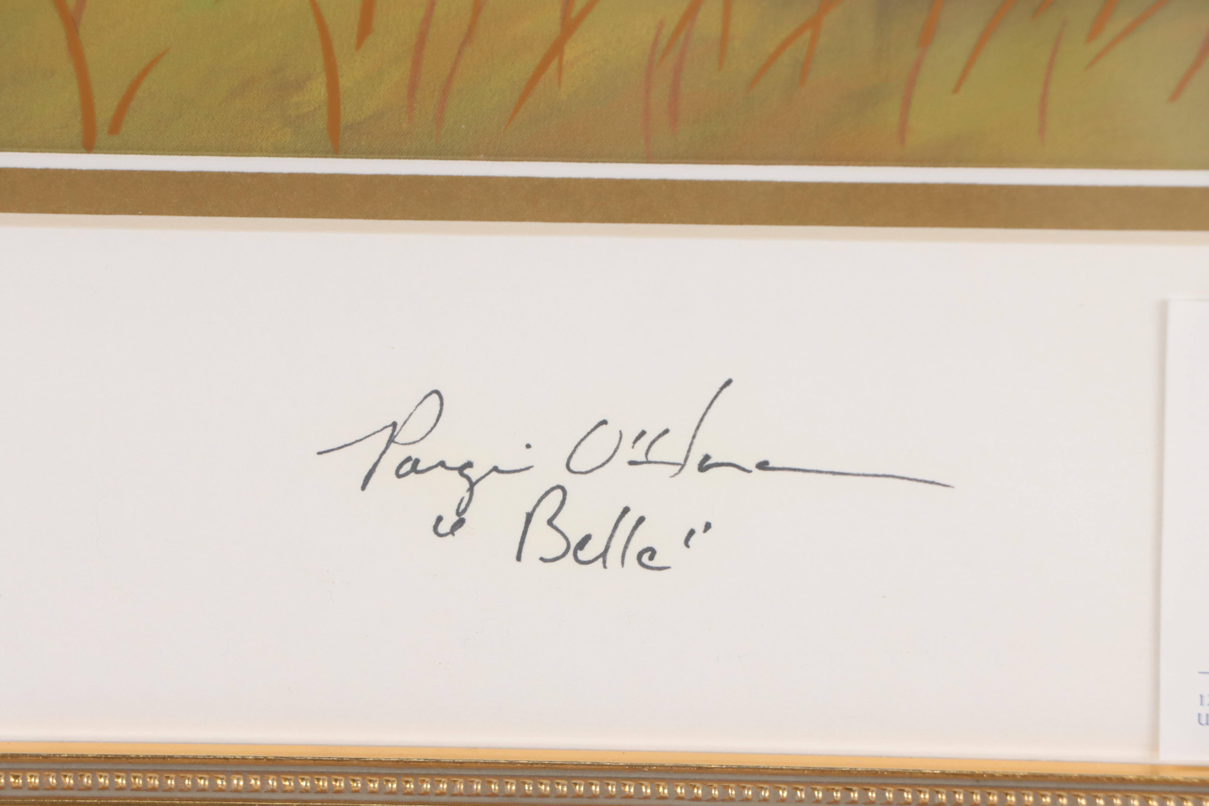 Paige O'Hara Signed LE Disney Sericel "Dandelion Dreams"