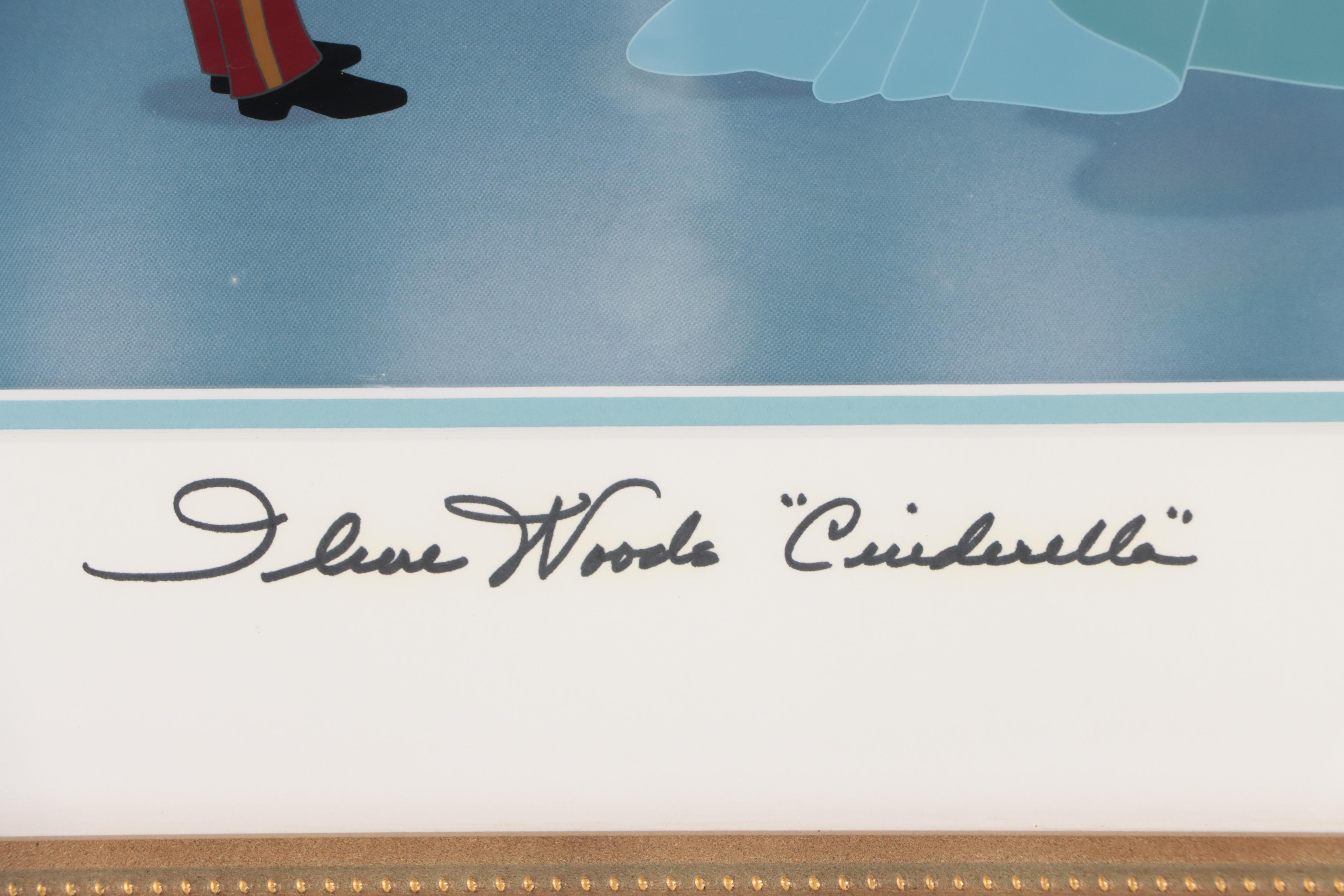 Disney Sericel Signed by Character Voice Artist "Cinderella's Dream," 1997