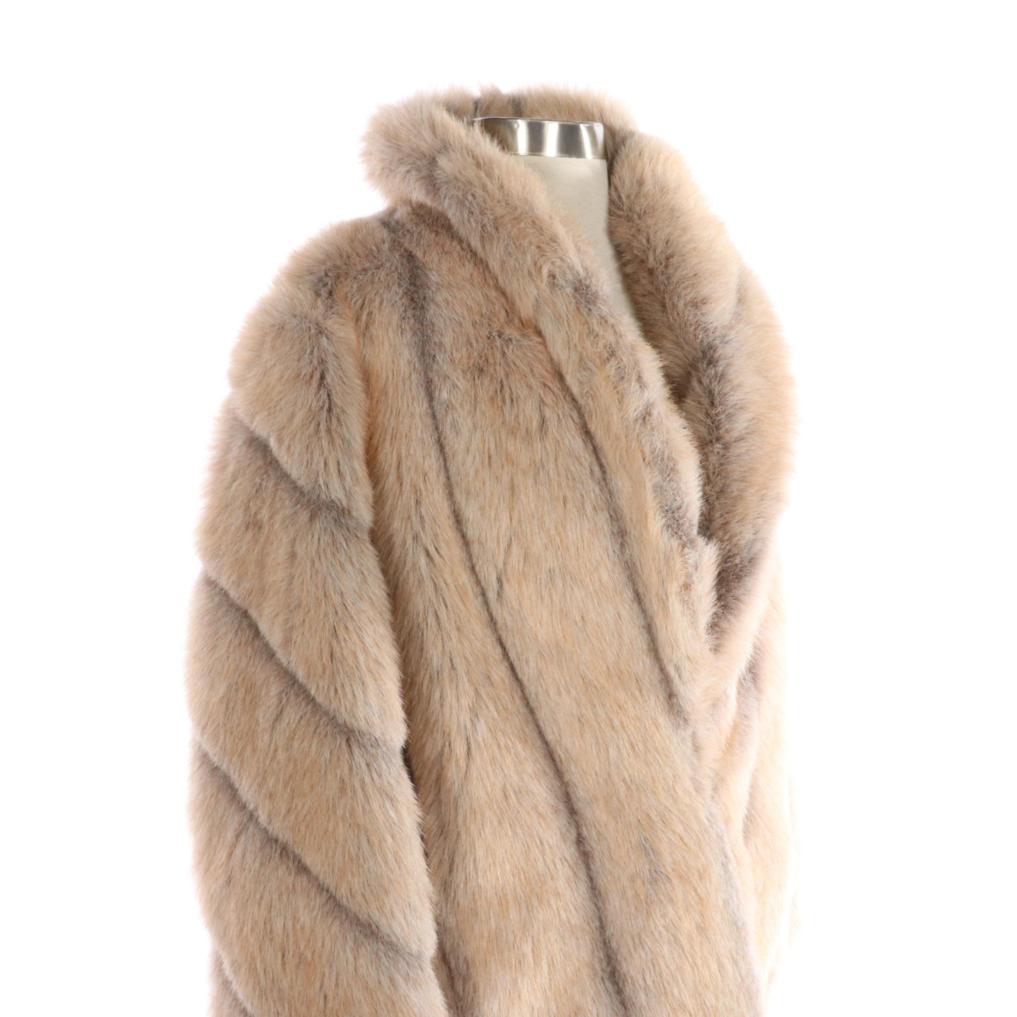 Donna Salyers' Fabulous-Furs Coat in Faux Fur/Acrylic Pile