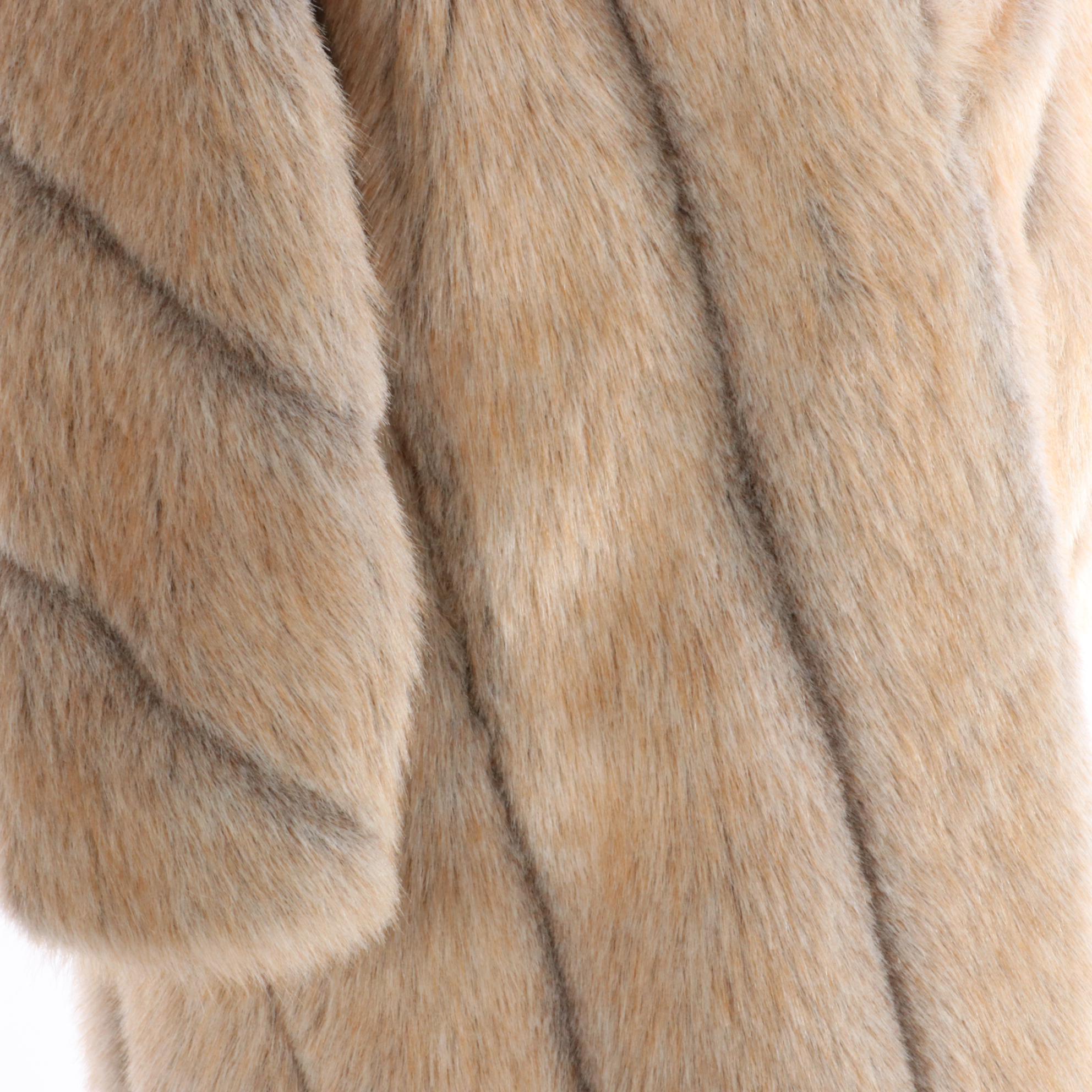 Donna Salyers' Fabulous-Furs Coat in Faux Fur/Acrylic Pile
