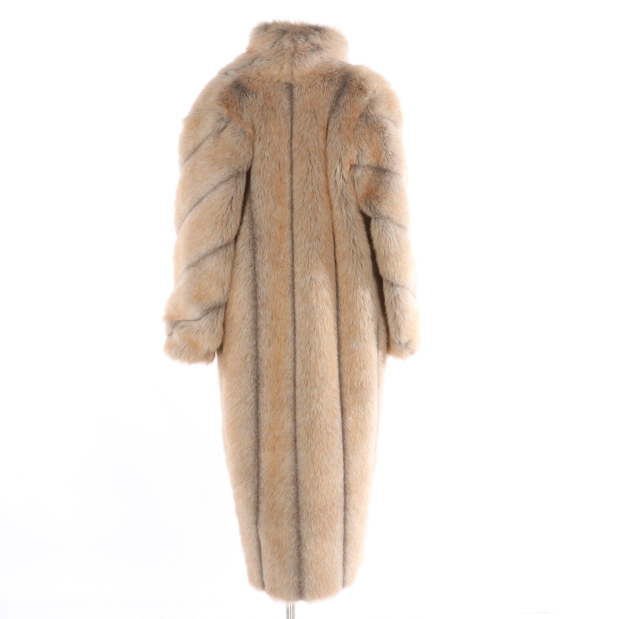 Donna Salyers' Fabulous-Furs Coat in Faux Fur/Acrylic Pile