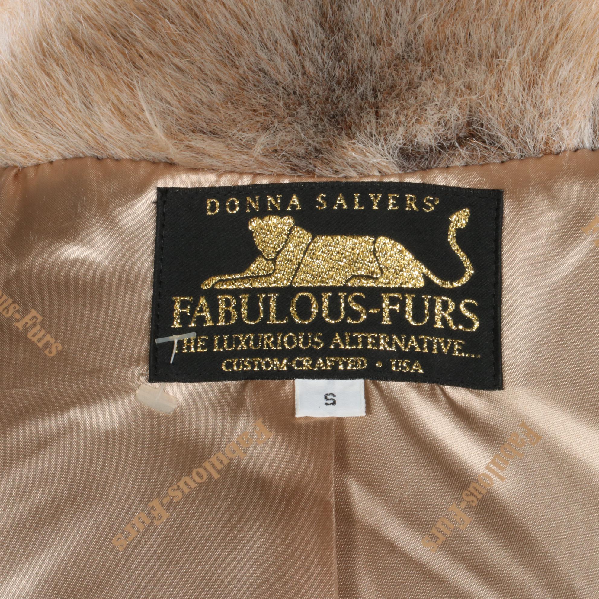 Donna Salyers' Fabulous-Furs Coat in Faux Fur/Acrylic Pile