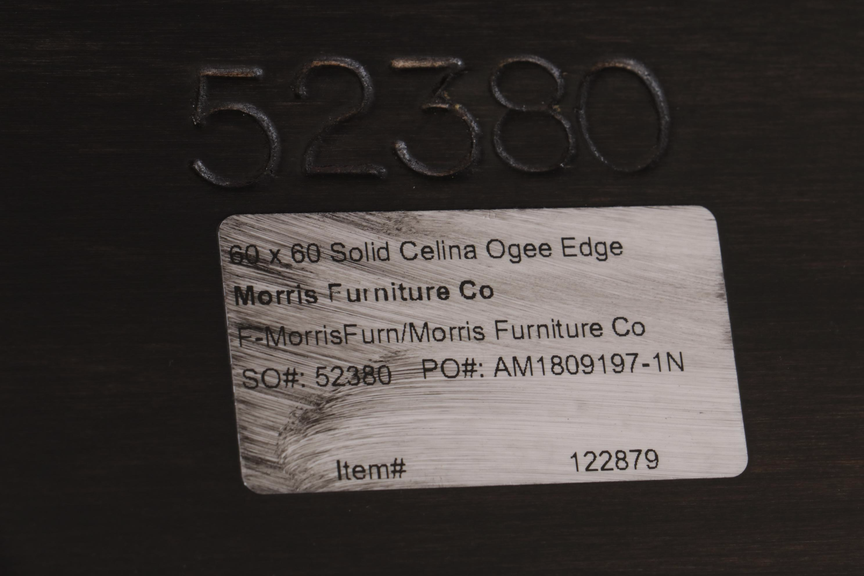 Morris Furniture Celina Ogee Edge Dining Table