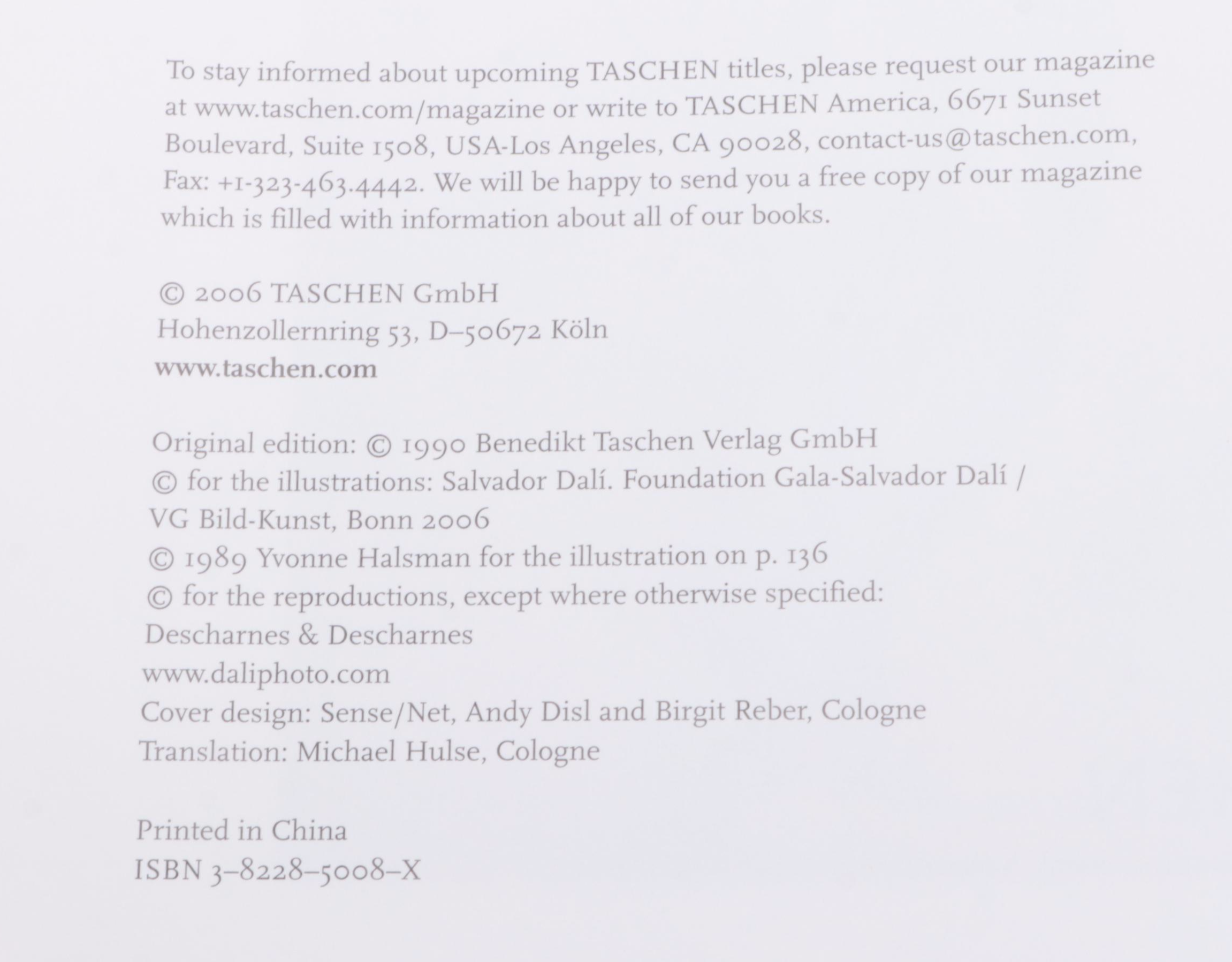 "Essential Dalí" by Kirsten Bradbury and "Salvador Dalí" by Descharnes and Néret