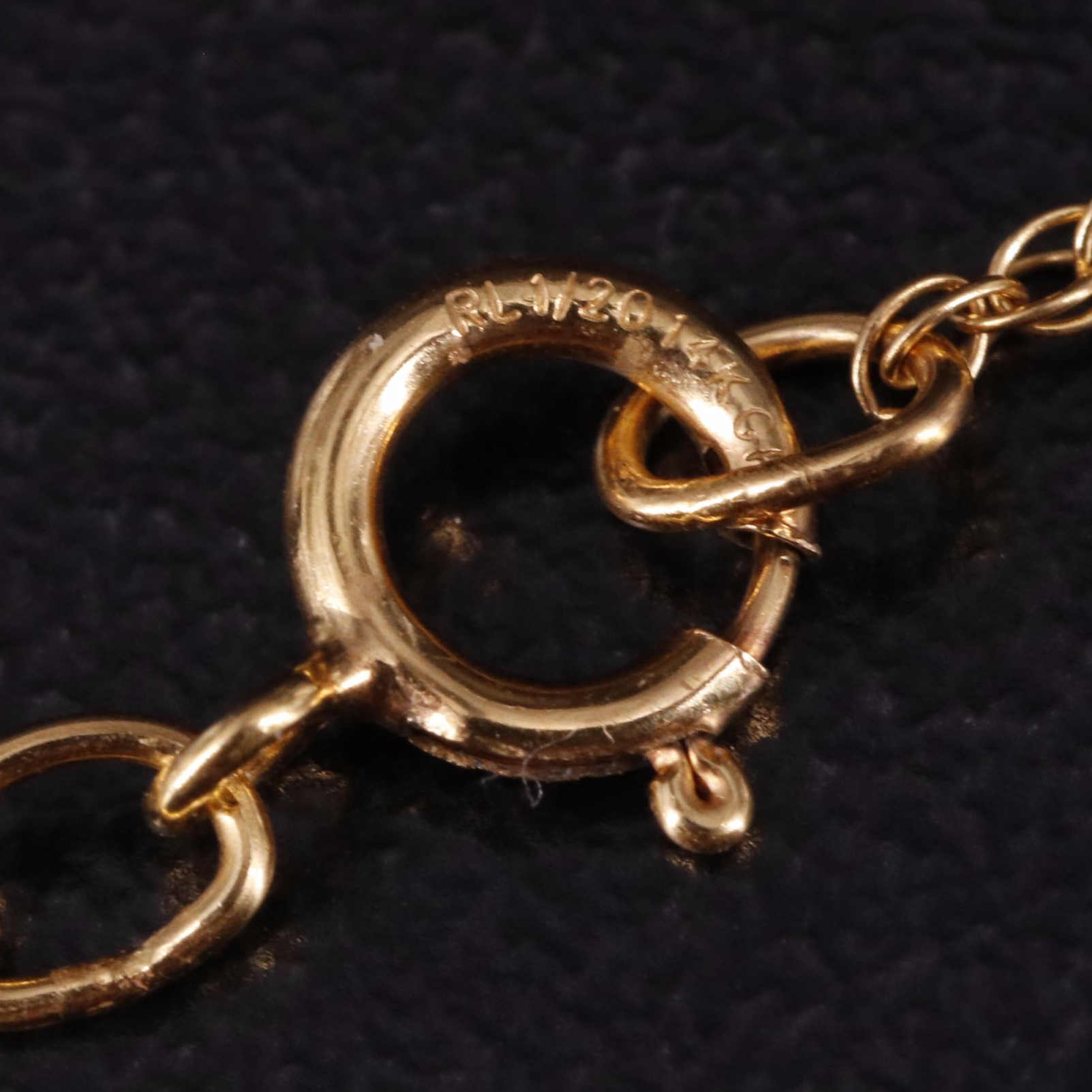 14K Singapore Chain Mary, Joseph, and Baby Jesus Pendant Necklace