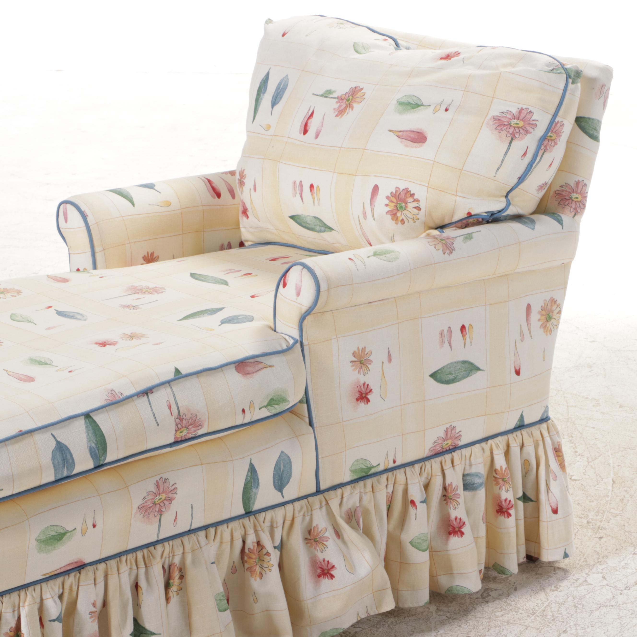 Cox Manufacturing Co. Inc. Custom-Upholstered Chaise Lounge