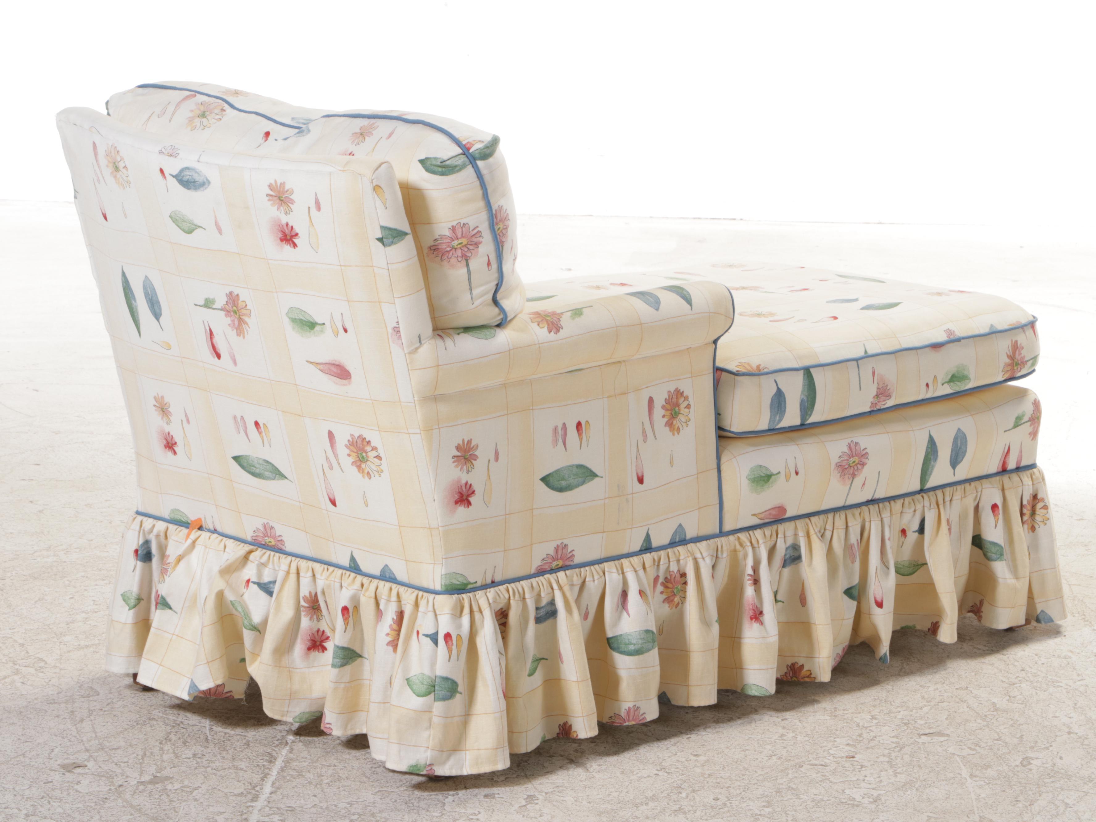 Cox Manufacturing Co. Inc. Custom-Upholstered Chaise Lounge