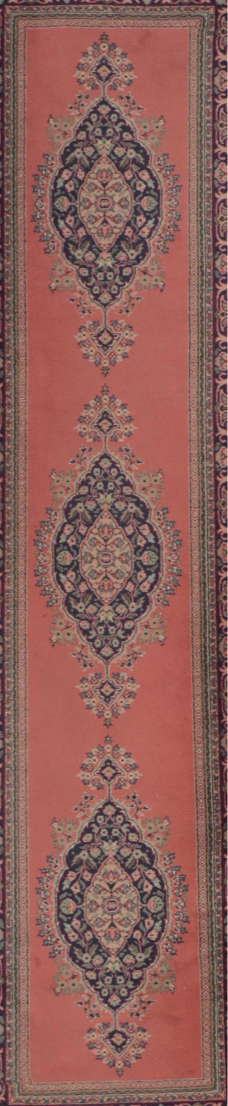 3'1 x 12'8 Hand-Knotted Indo-Persian Style Carpet Runner