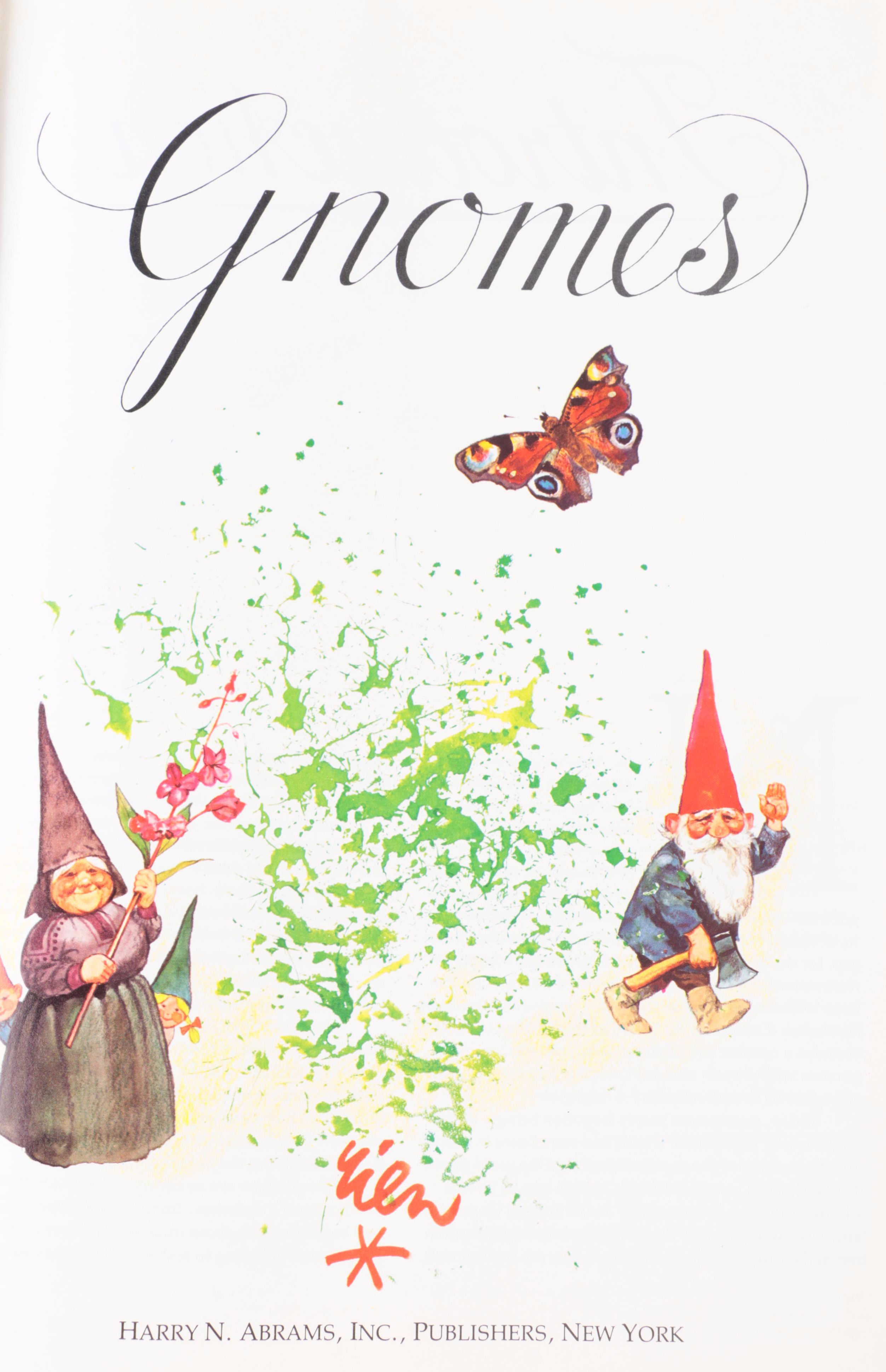 Rien Poortvliet Illustrated "Gnomes" by Wil Huygen, 1977